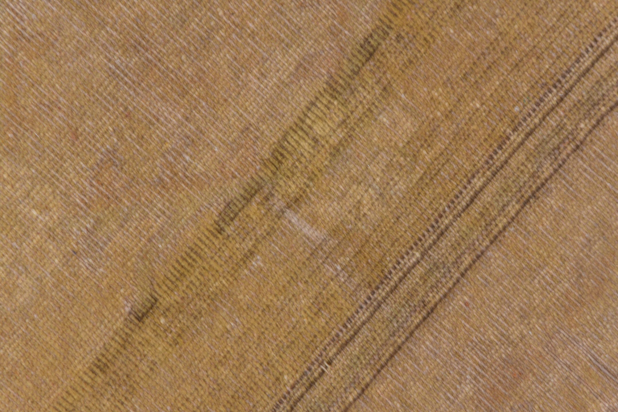 6' x 7' one-of-a-kind handmade vintage Oushak rug. Color palette: taupe, beige, camel, ivory, brown, gray