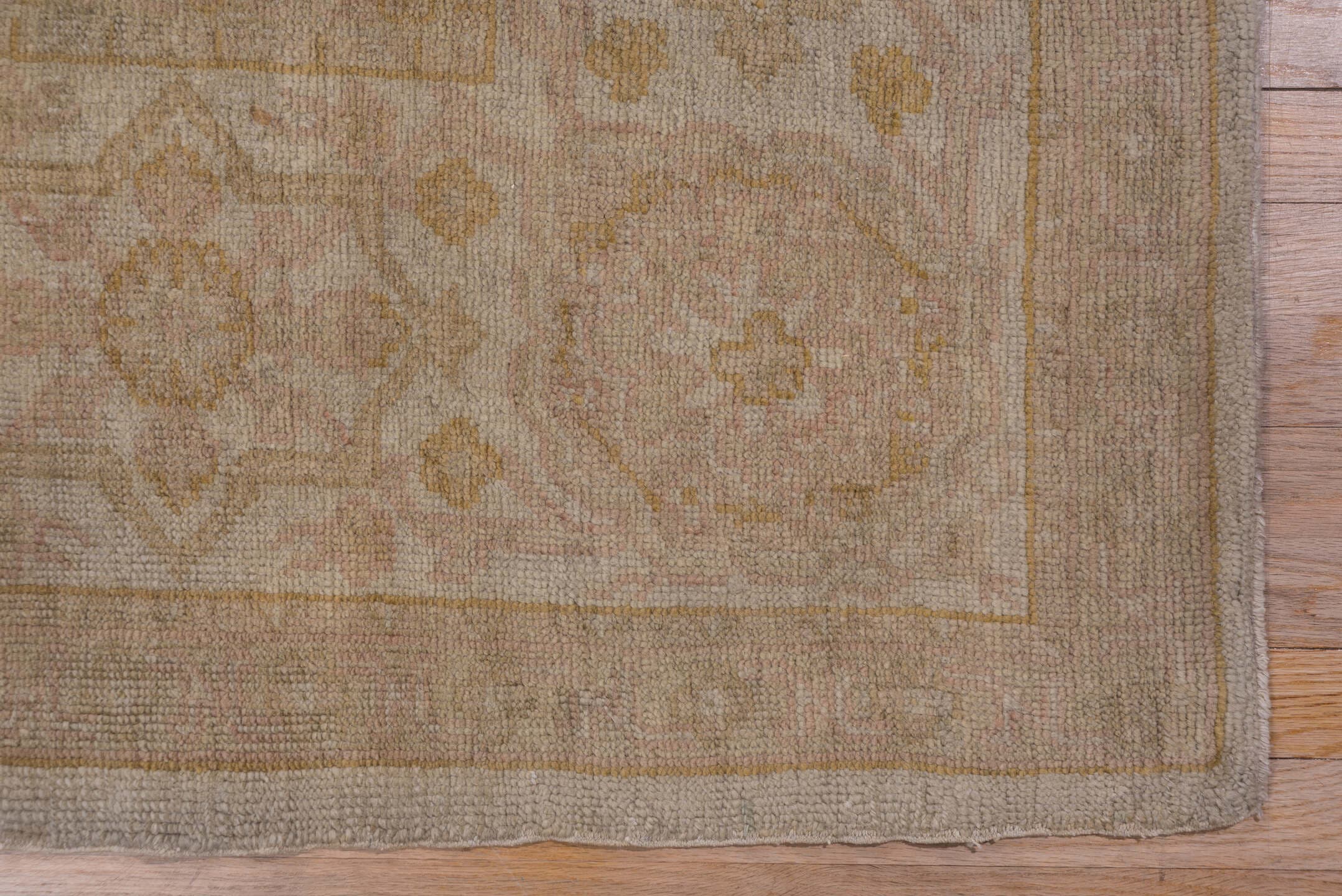9' x 11' one-of-a-kind handmade vintage Kilim large size rug. Color palette: ivory, taupe, beige, sand, camel, pale gold