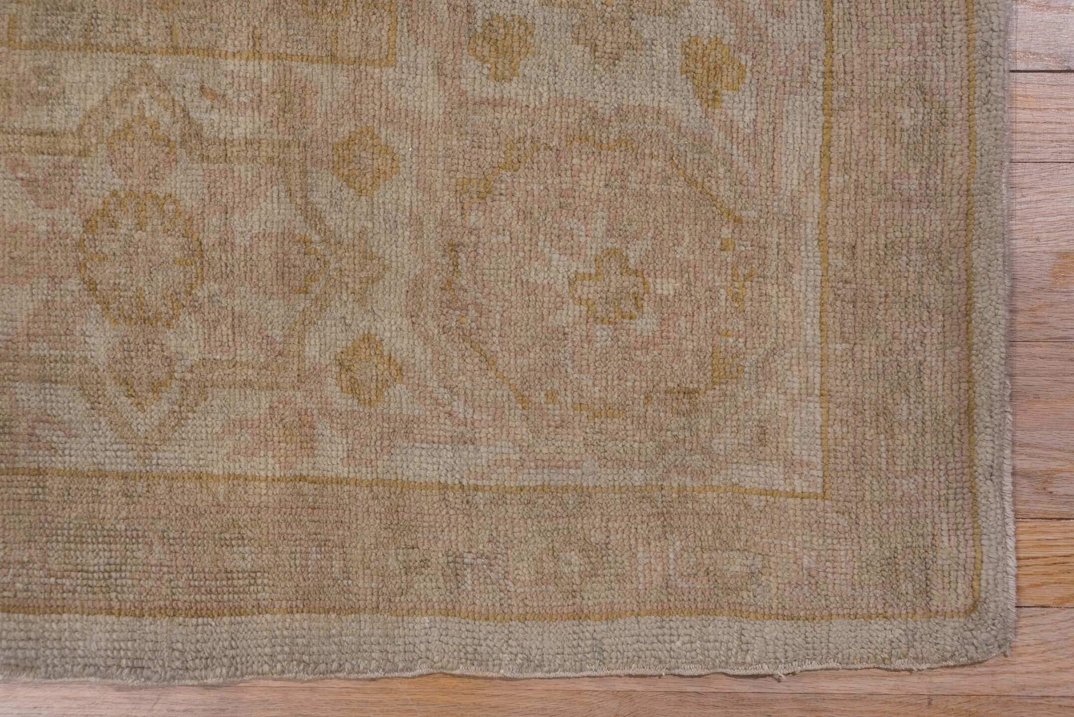 9' x 11' one-of-a-kind handmade vintage Kilim large size rug. Color palette: ivory, taupe, beige, sand, camel, pale gold