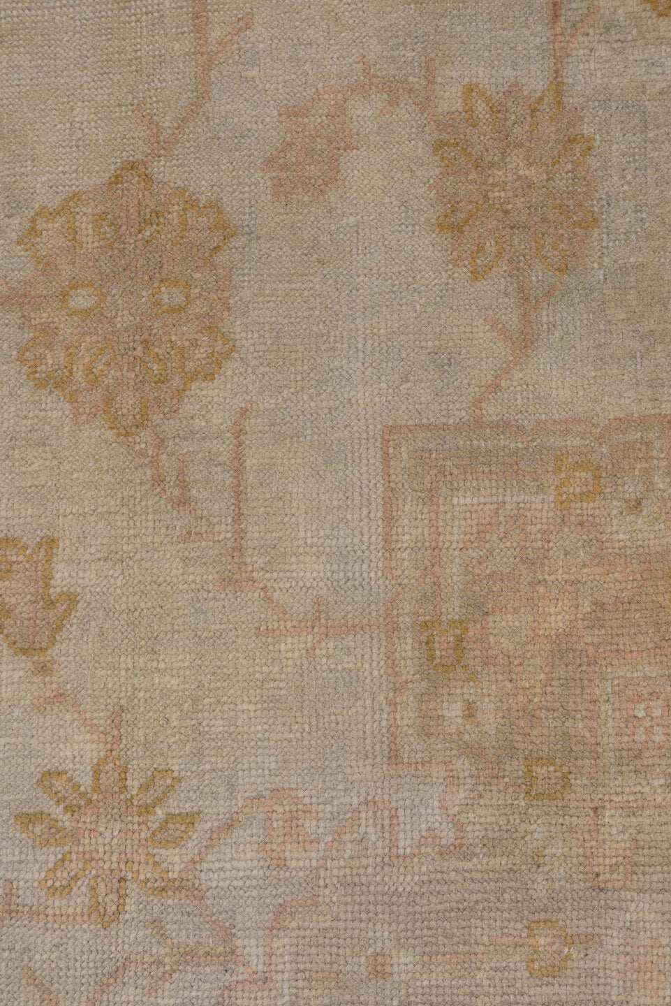 9' x 11' one-of-a-kind handmade vintage Kilim large size rug. Color palette: ivory, taupe, beige, sand, camel, pale gold