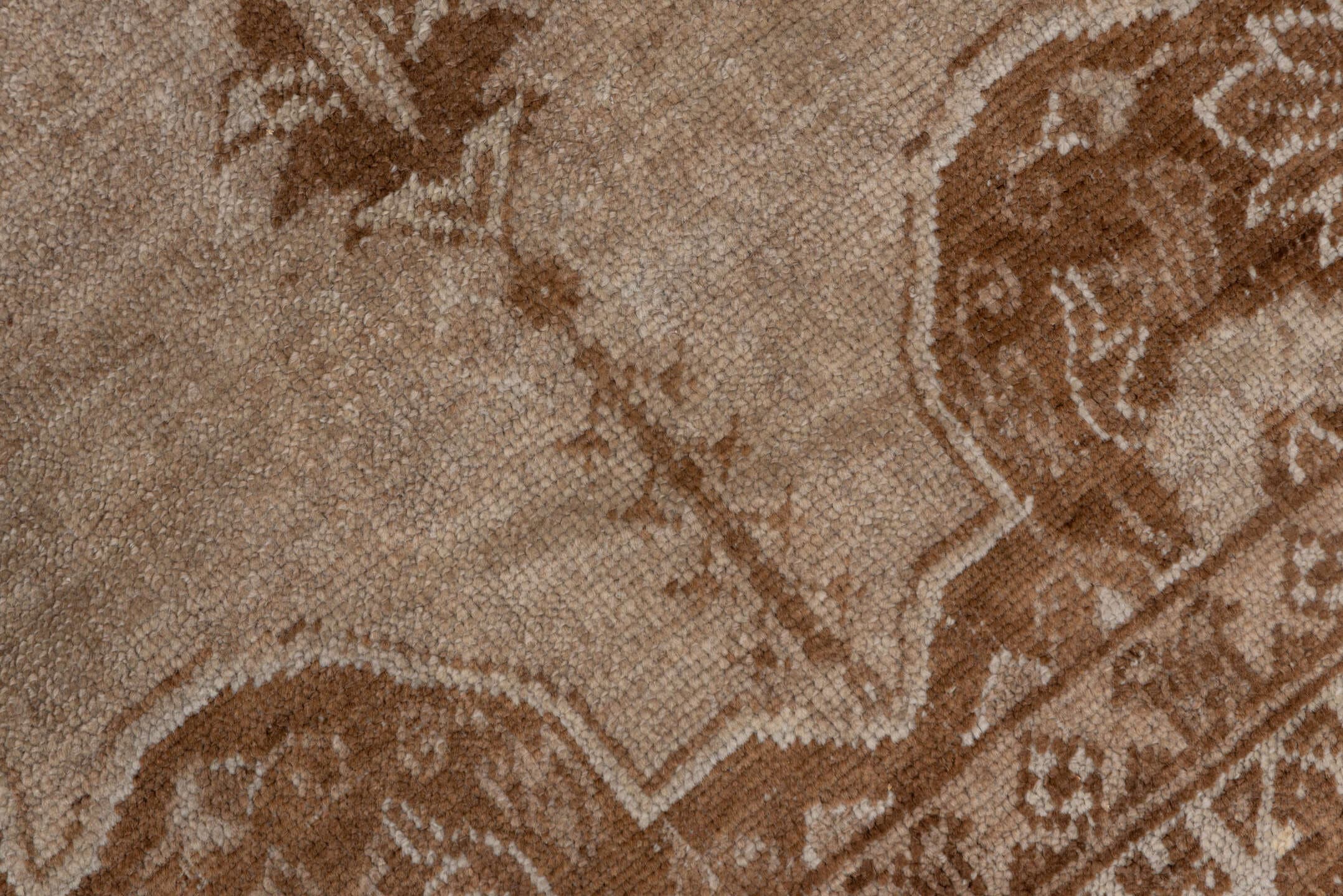 10' x 15' one-of-a-kind handmade vintage Kilim rug. Color palette: camel, ivory, taupe, sand, tan, beige, gray