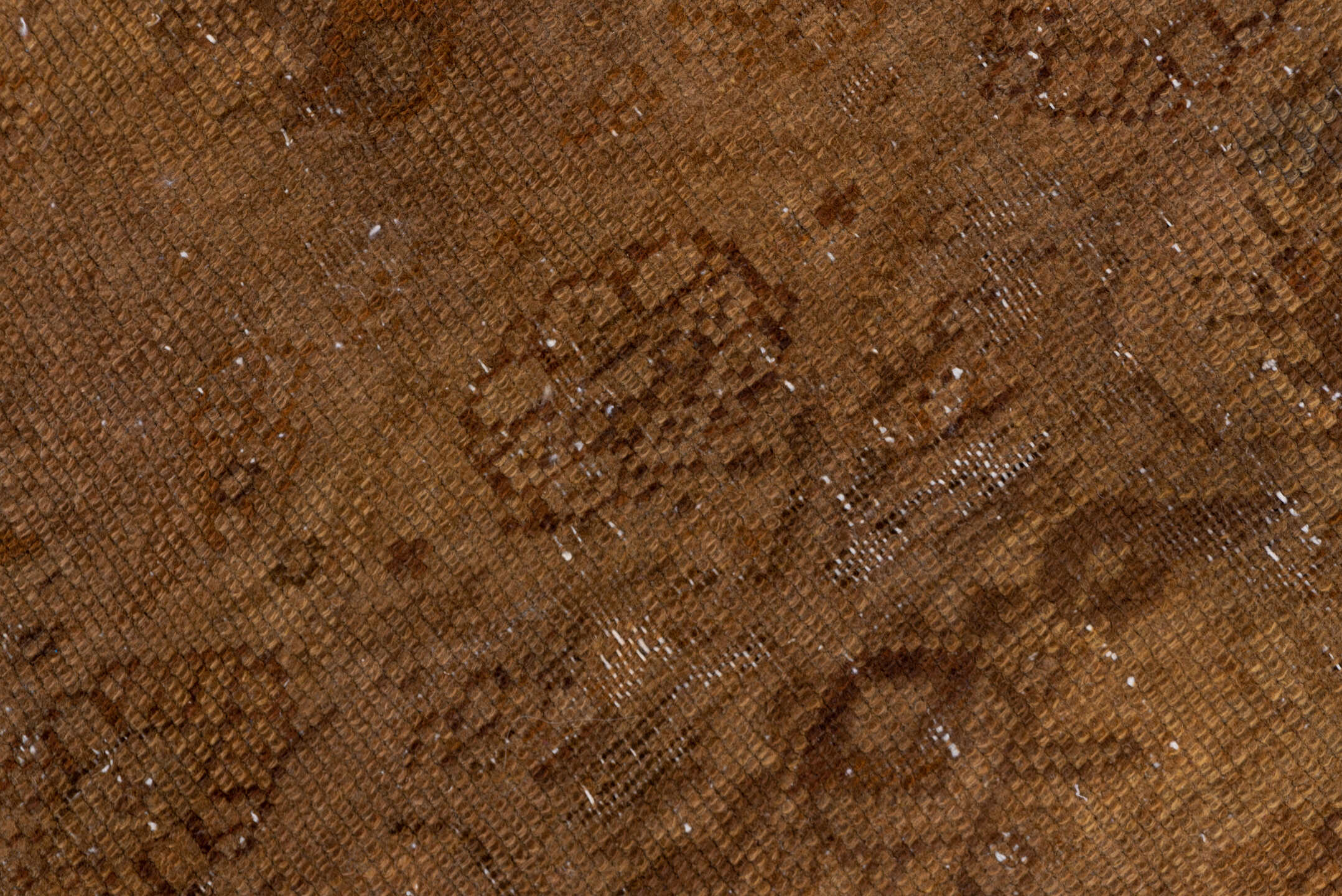 9' x 12' one-of-a-kind handmade vintage Kilim large size rug. Color palette: brown, taupe, camel, mocha, beige, ivory, gray
