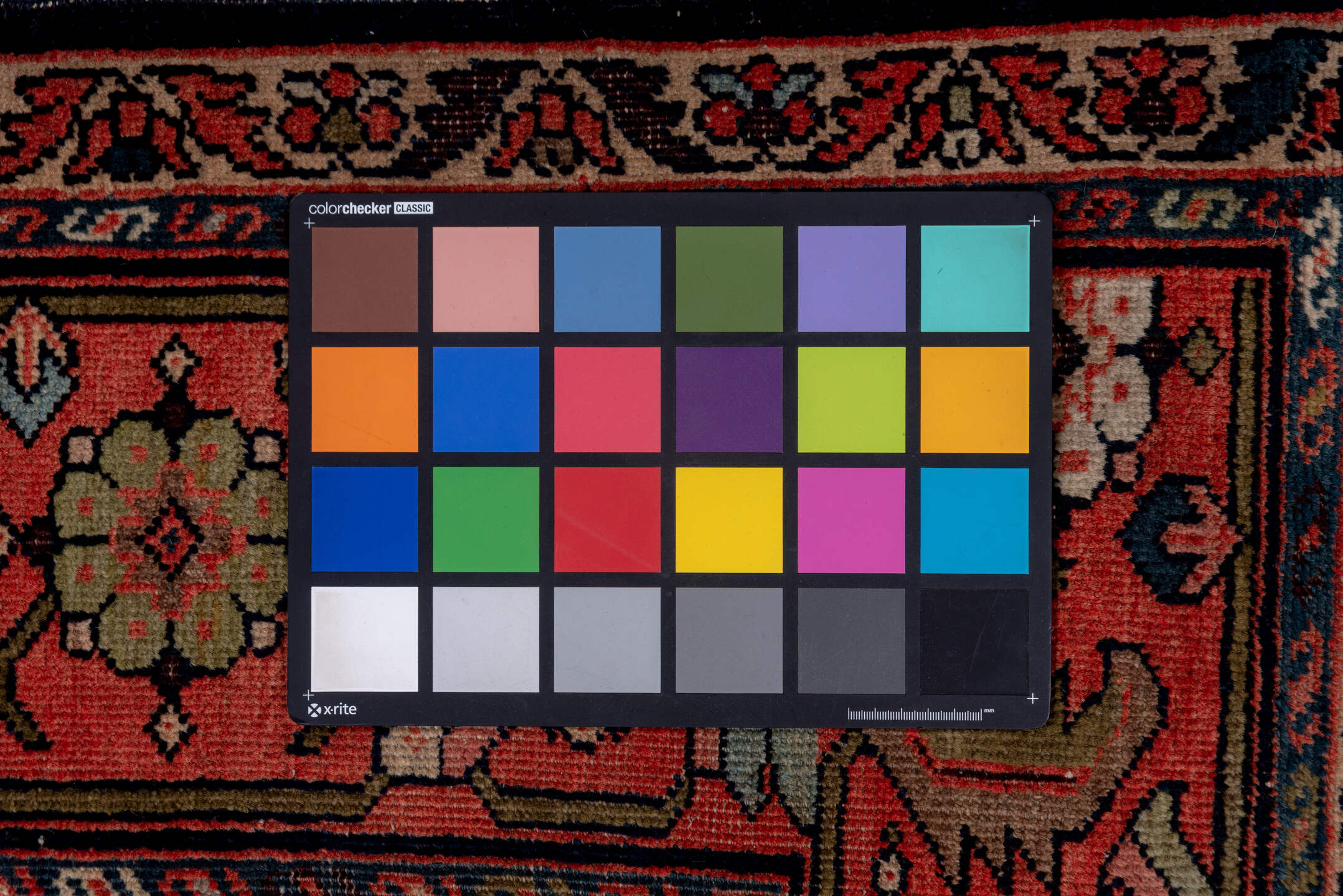 7' x 11' one-of-a-kind handmade vintage Farahan large size rug. Color palette: black, blue, brown, charcoal, dark gray