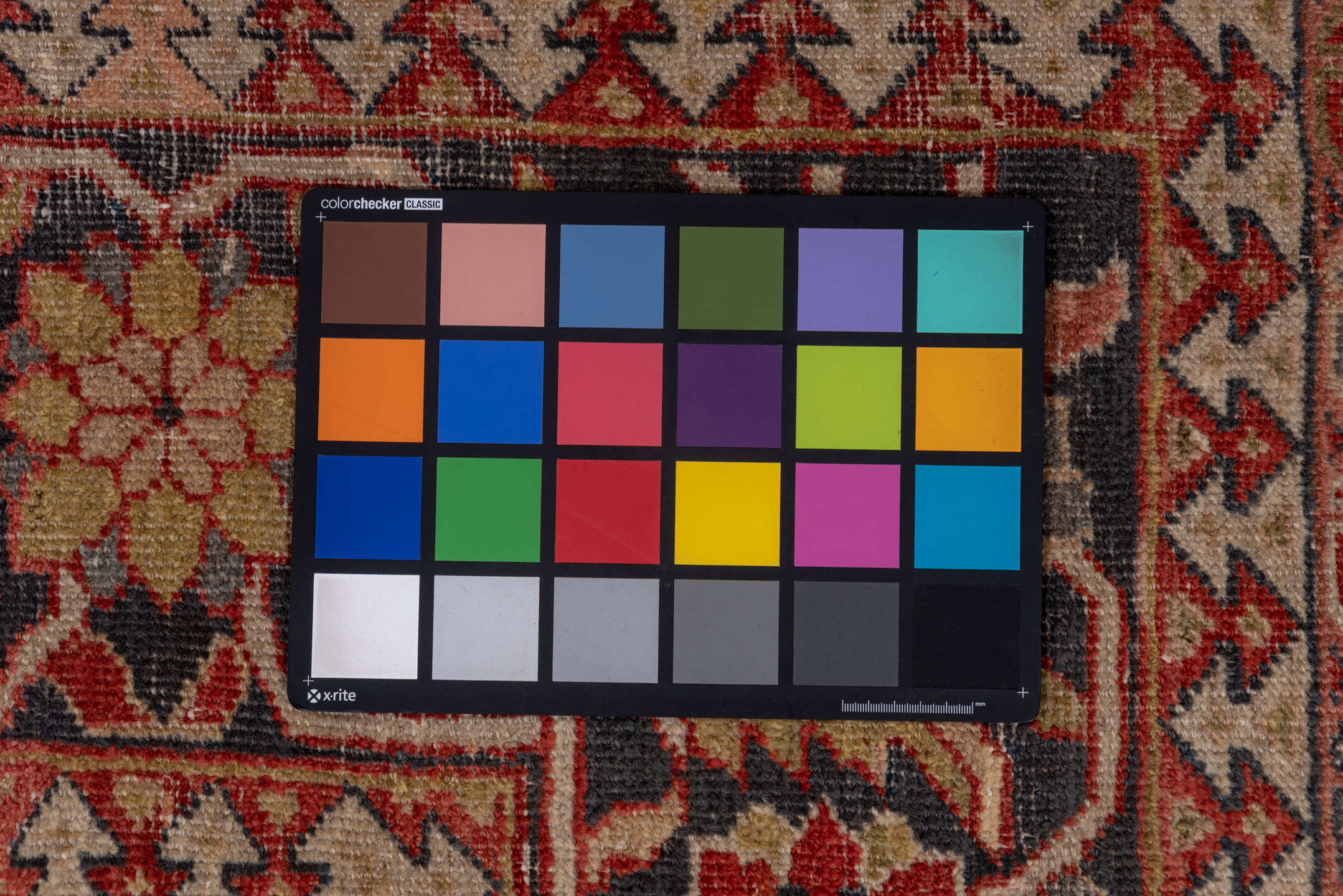 12' x 15' one-of-a-kind handmade vintage Kilim oversize rug. Color palette: terracotta, navy, ivory, camel, rust, slate