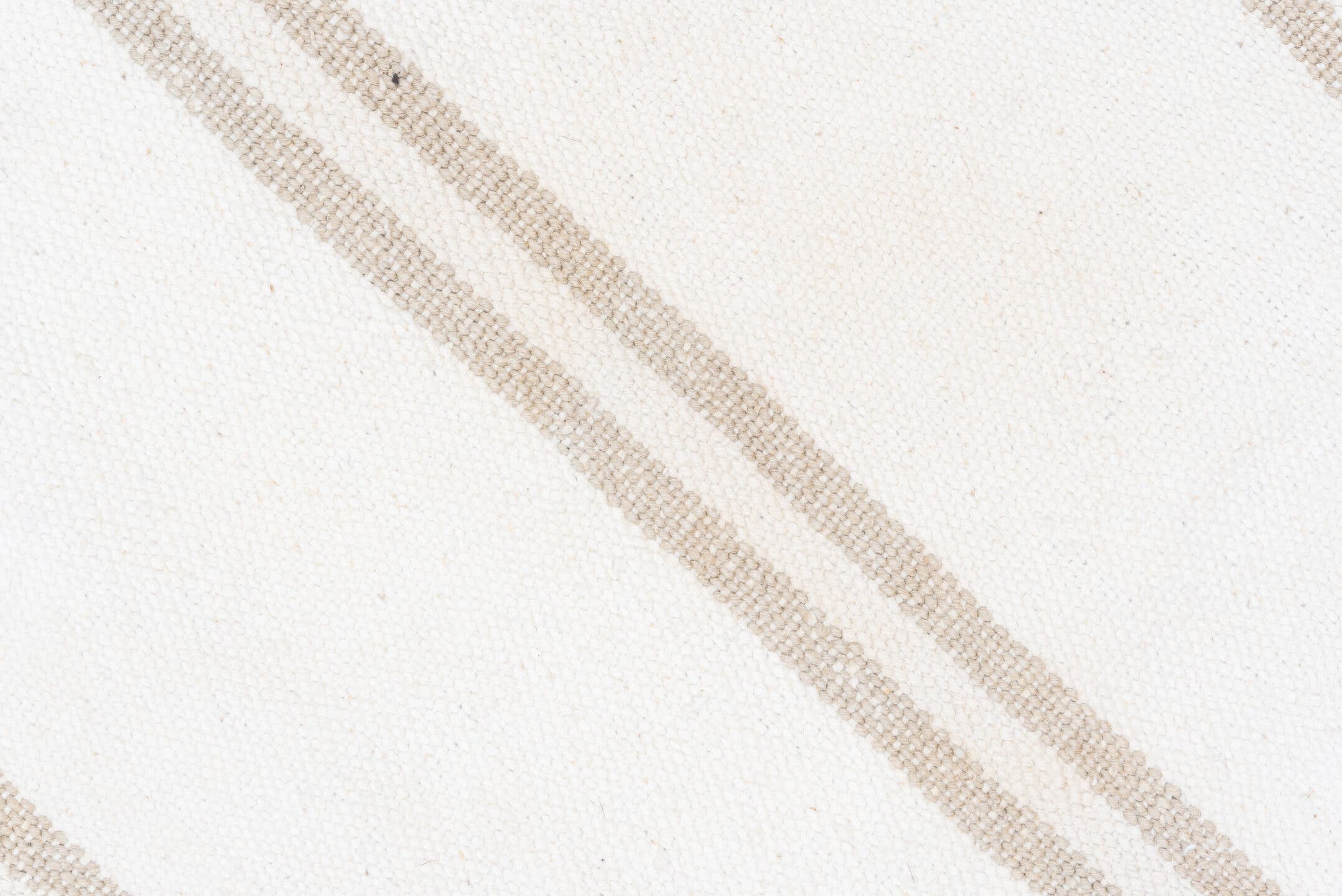 2' x 15' one-of-a-kind handmade antique Flatweave runner rug. Color palette: ivory, taupe, cream, beige, gray