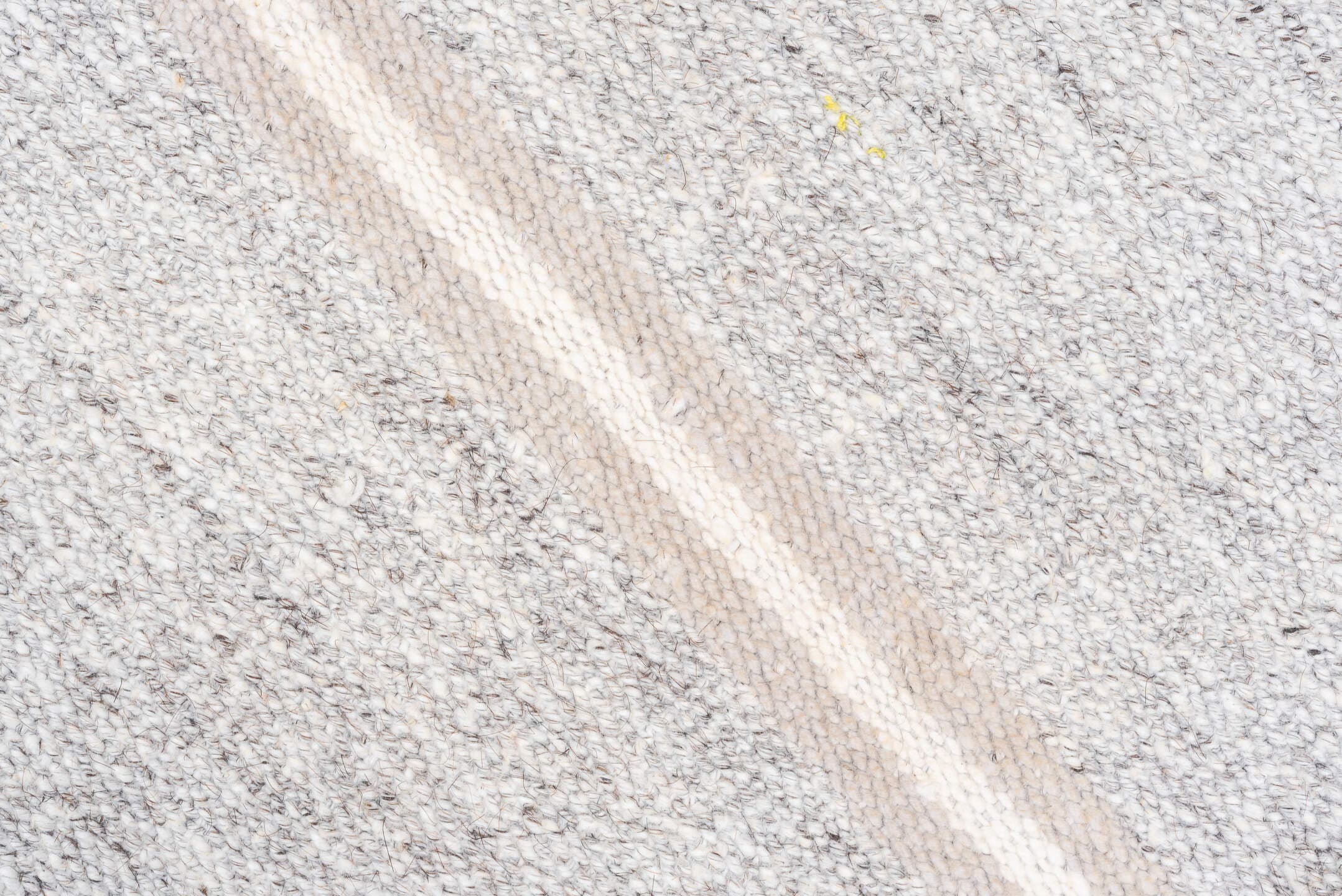 2' x 7' one-of-a-kind handmade antique Flatweave runner rug. Color palette: ivory, light gray, silver, cream, gray