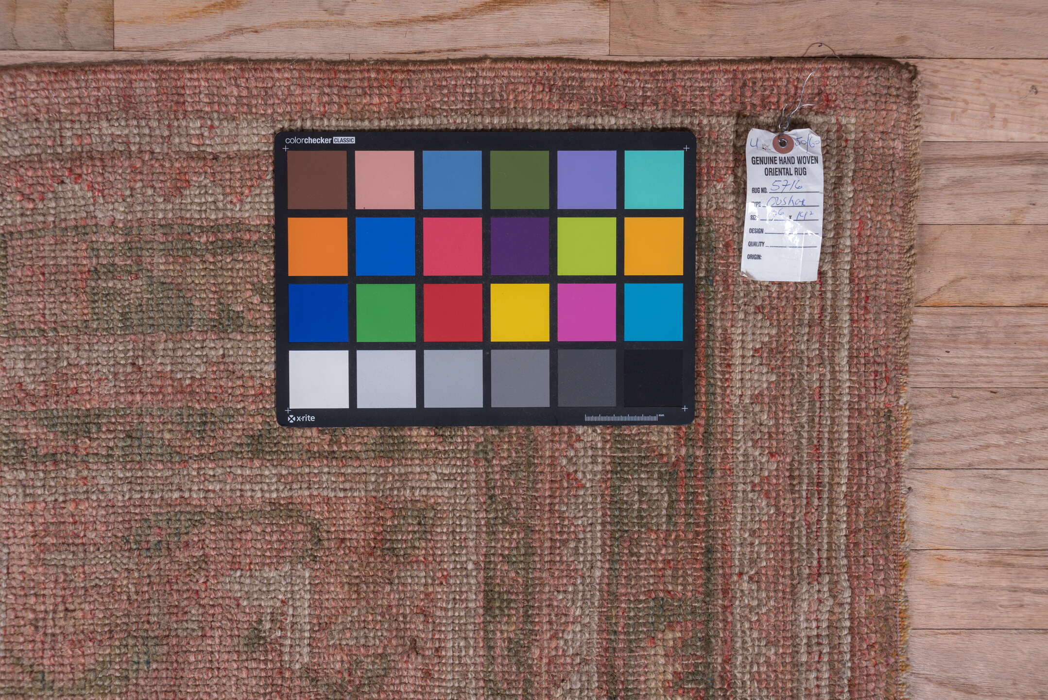3' x 14' one-of-a-kind handmade vintage Tulu runner rug. Color palette: rose, taupe, dusty pink, camel, ivory, sage, brown