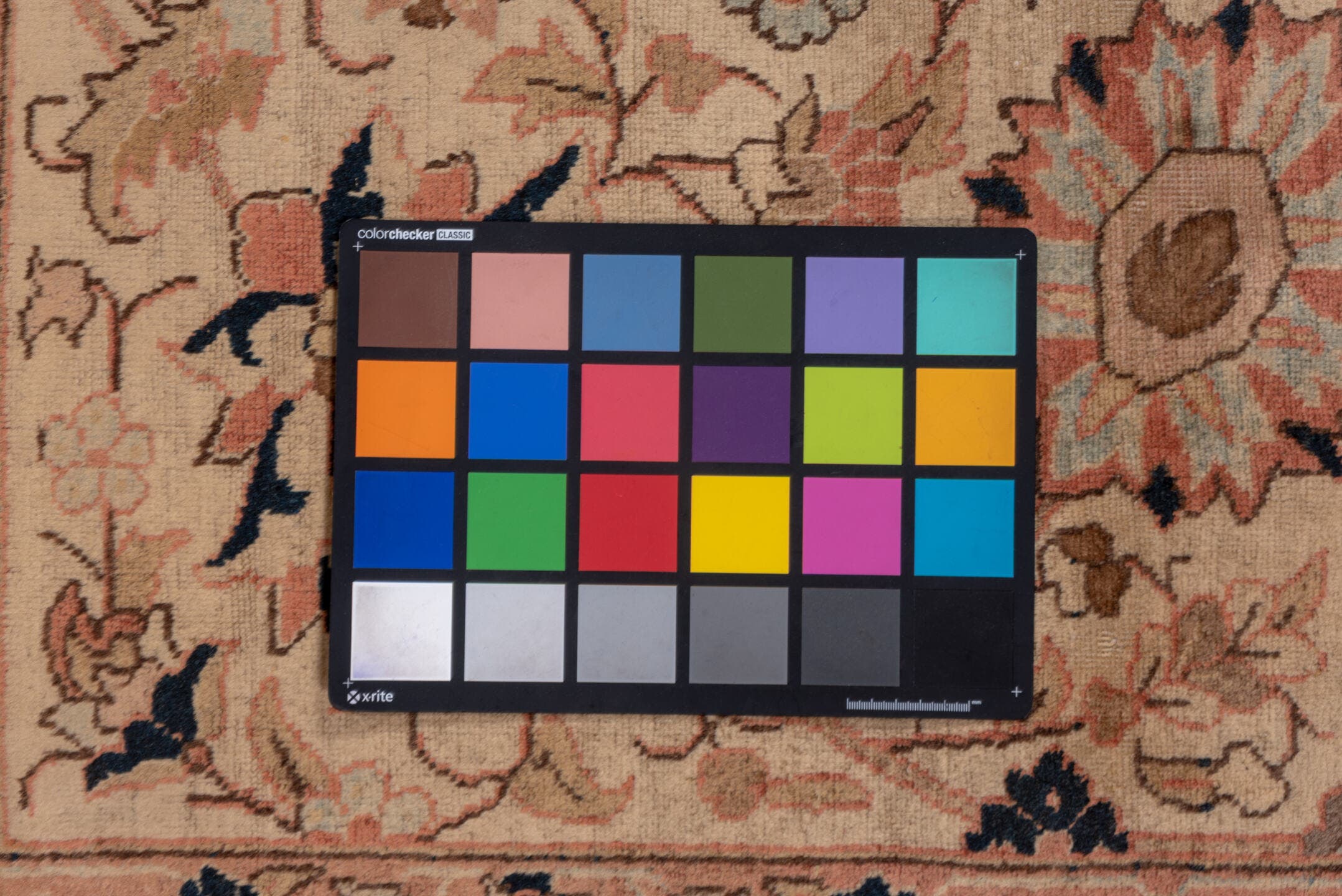 8' x 17' one-of-a-kind handmade vintage Afghan rug. Color palette: ivory, terra cotta, navy, blush, taupe, camel, brown