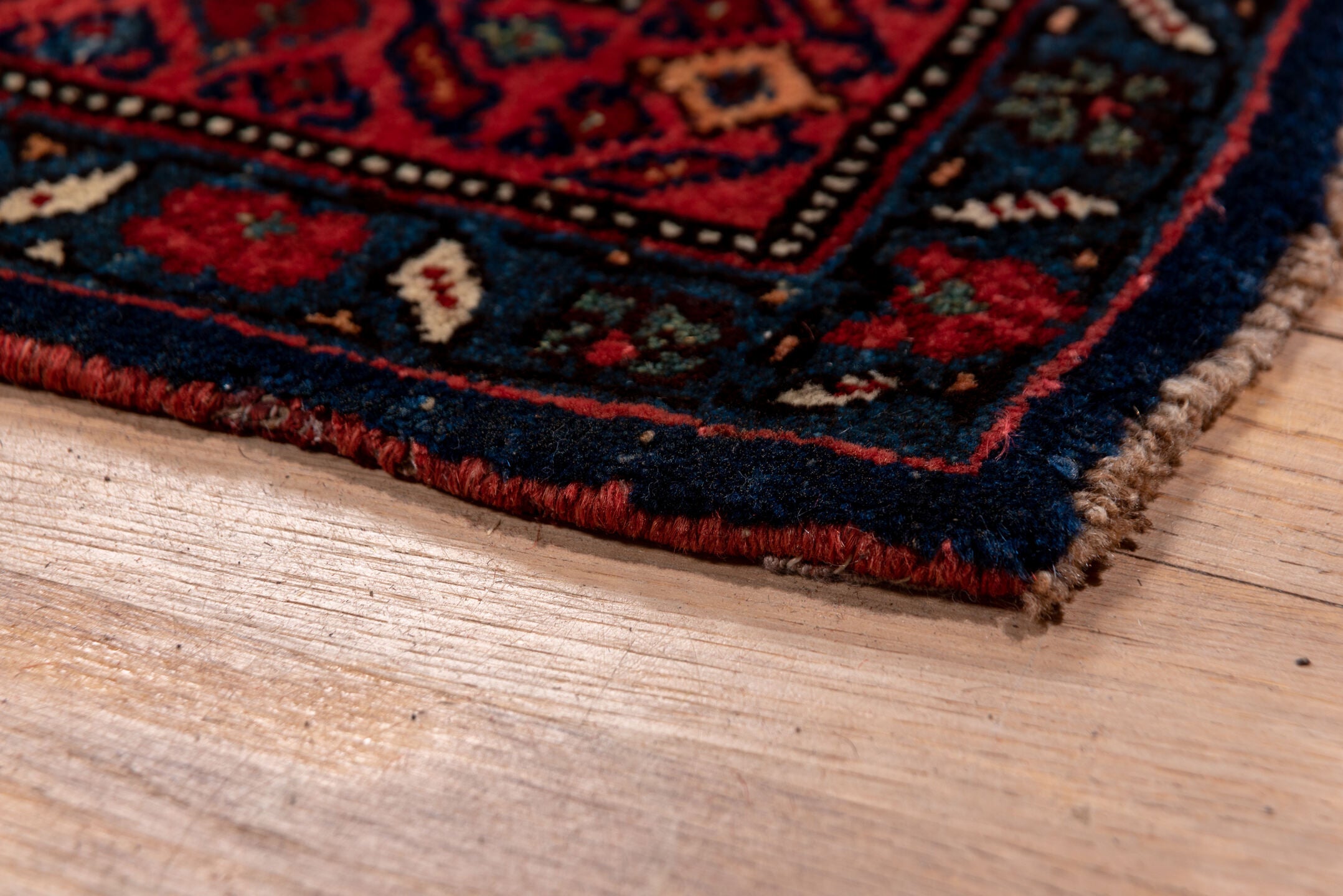13' x 17' one-of-a-kind handmade vintage Oushak oversize rug. Color palette: terracotta, navy, rust, burgundy, ivory, slate