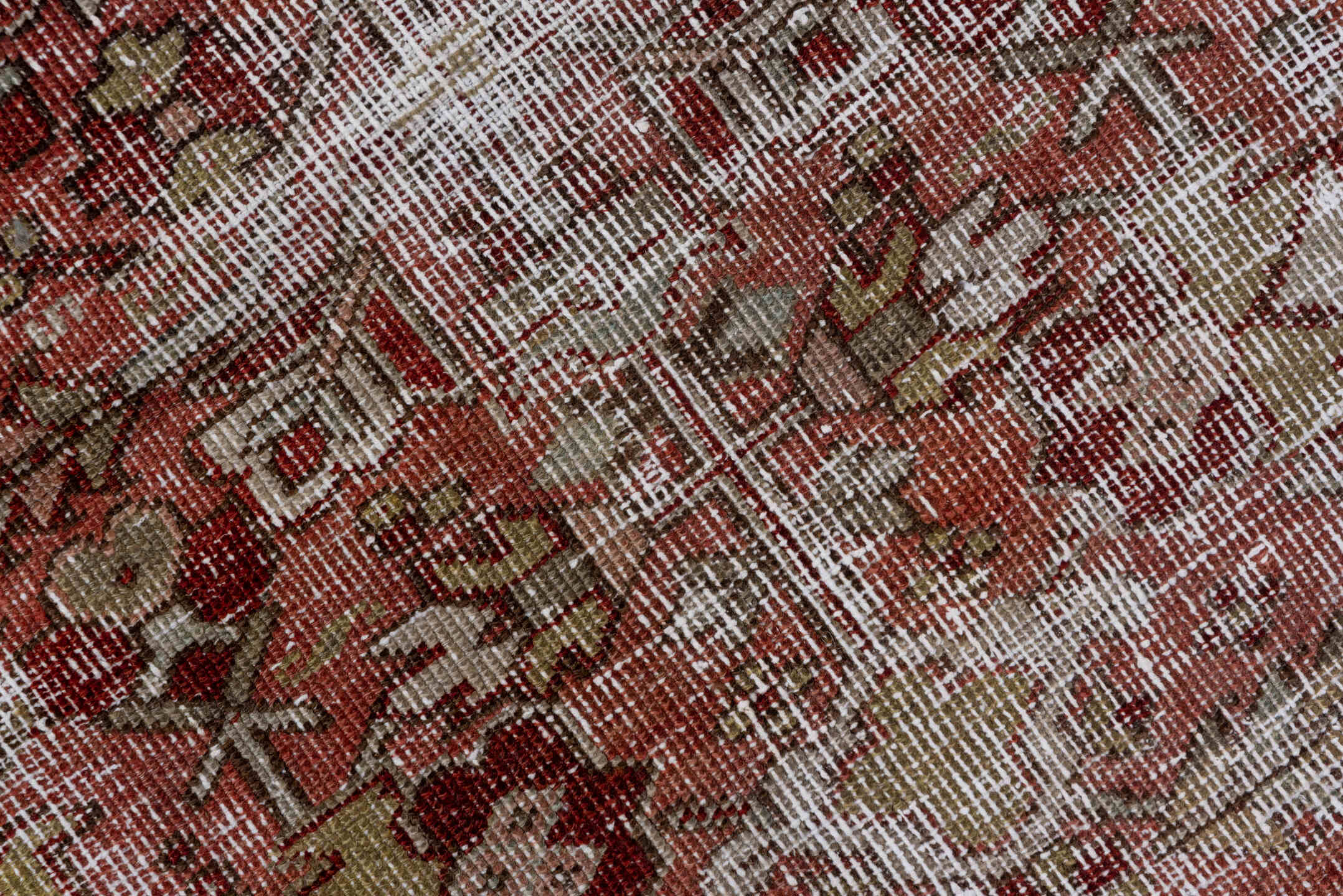 13' x 15' one-of-a-kind handmade vintage Kilim oversize rug. Color palette: terracotta, rose, olive, ivory, charcoal, taupe