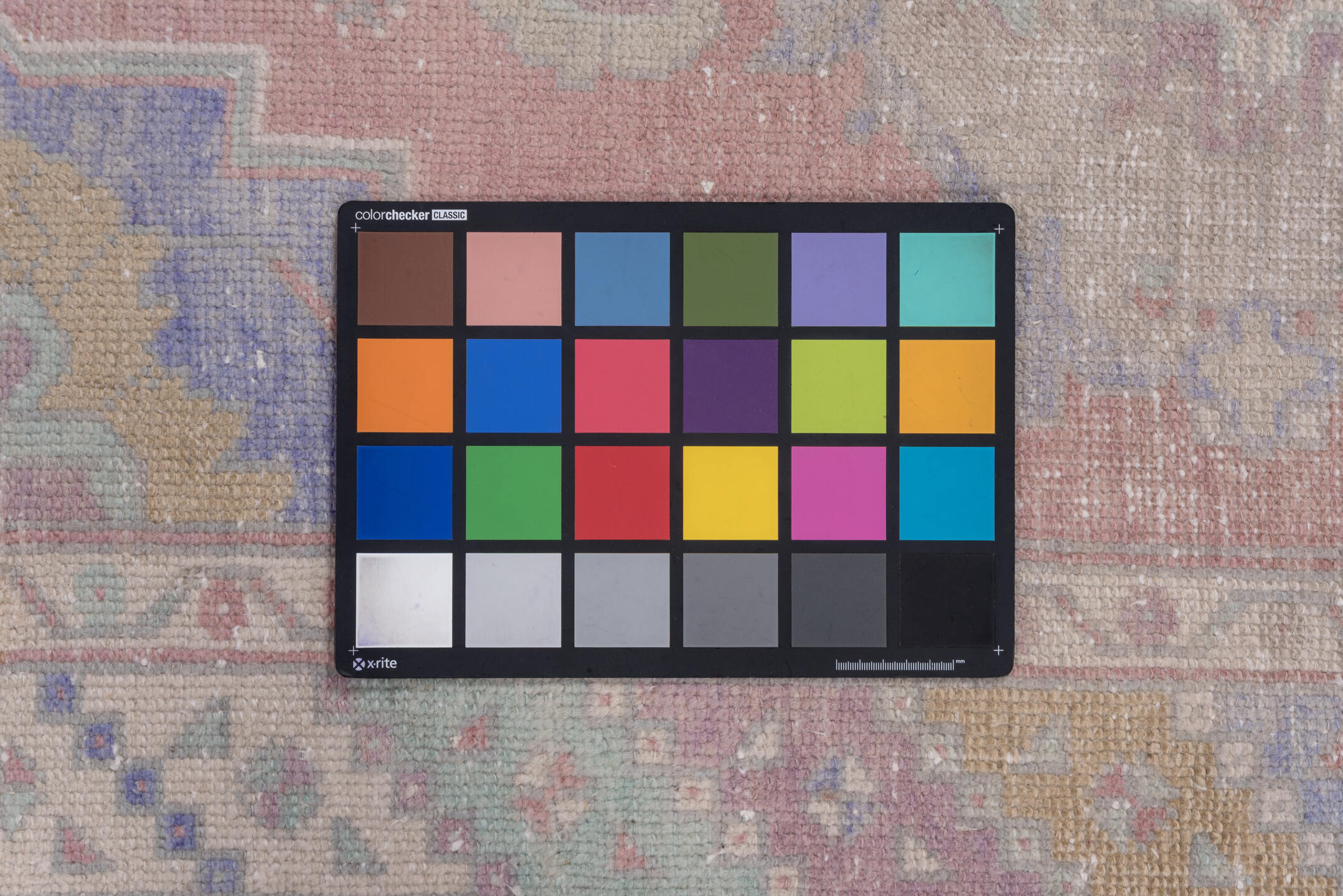 3' x 10' one-of-a-kind handmade vintage Oushak runner rug. Color palette: rose, taupe, ivory, lavender, sage, dusty blue