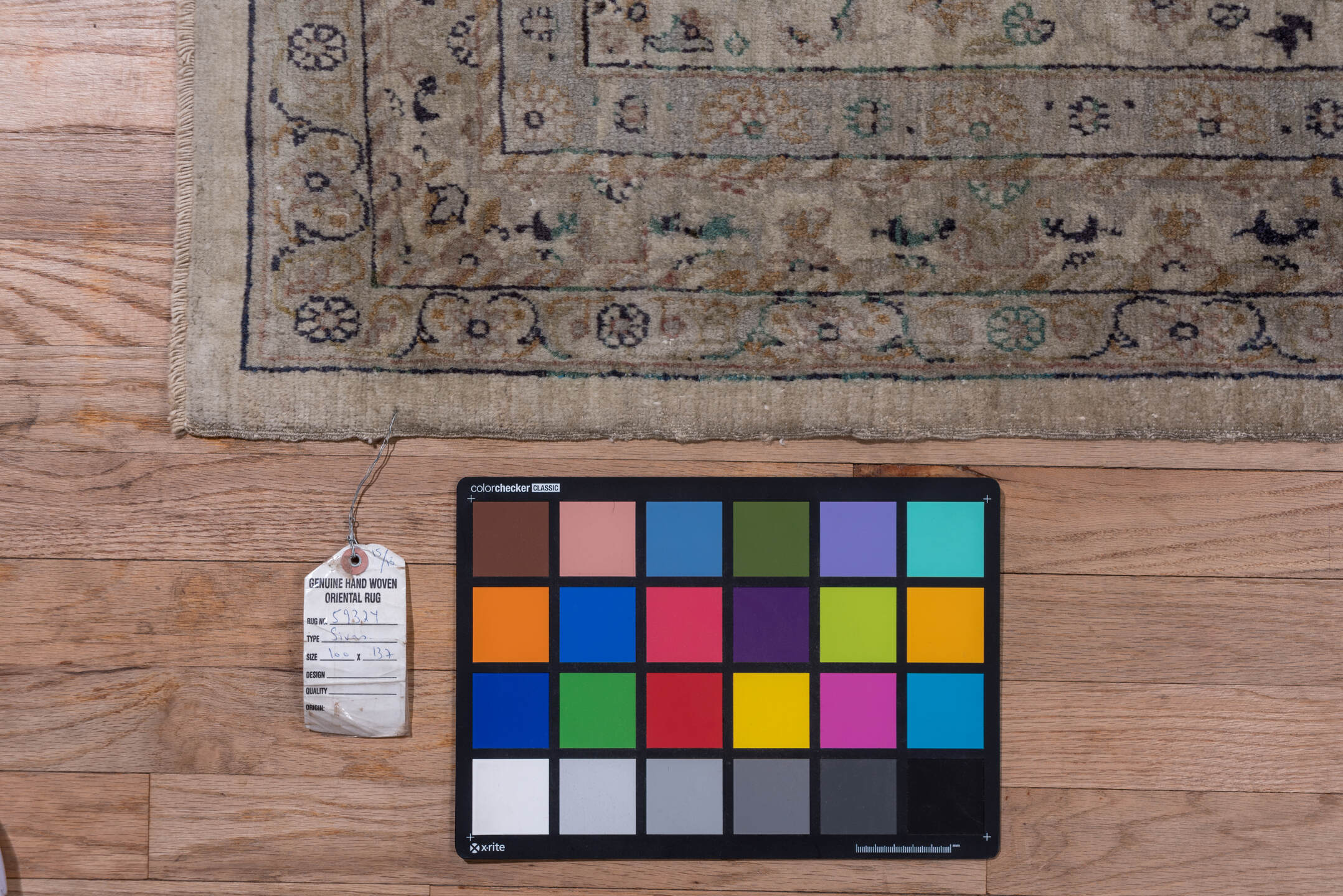 10' x 13' one-of-a-kind handmade vintage  large size rug. Color palette: brown, dark gray, dim gray, gray, pink