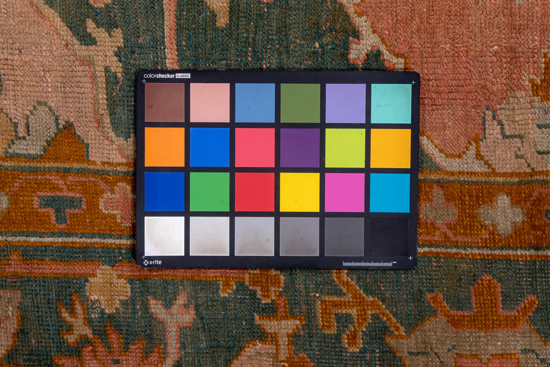 11' x 13' one-of-a-kind handmade vintage Oushak oversize rug. Color palette: brown, gray, pink