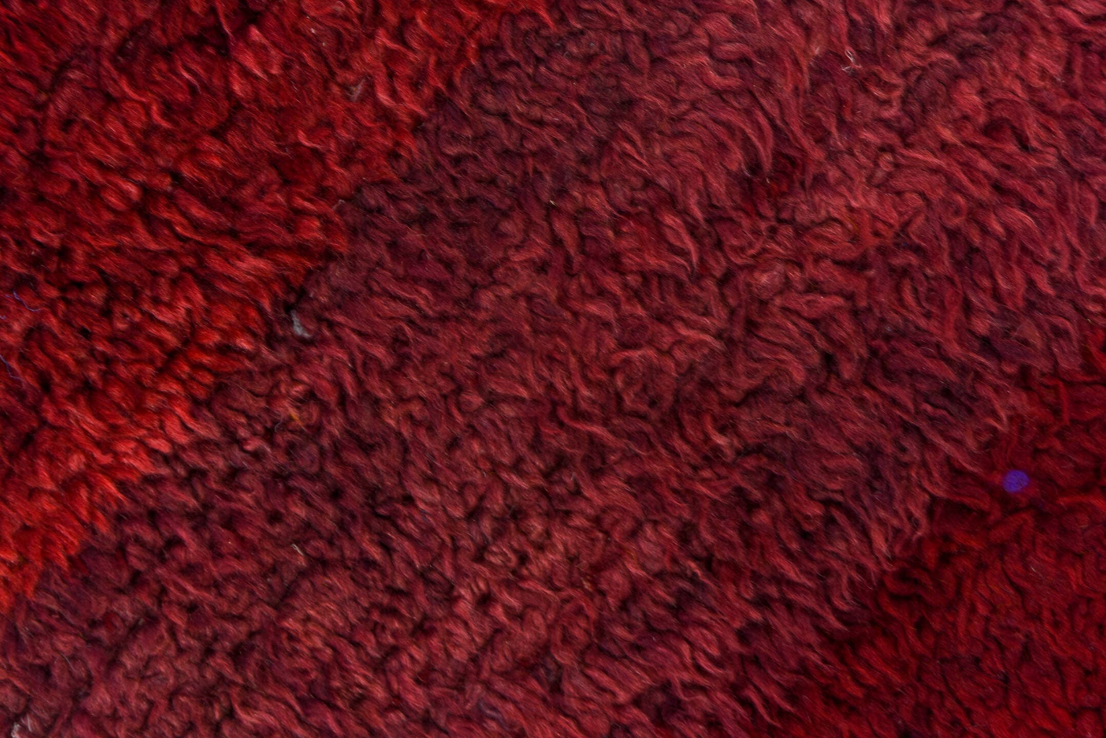 6' x 7' one-of-a-kind handmade vintage Moroccan rug. Color palette: burgundy, crimson, rose, mahogany, wine, red, pink