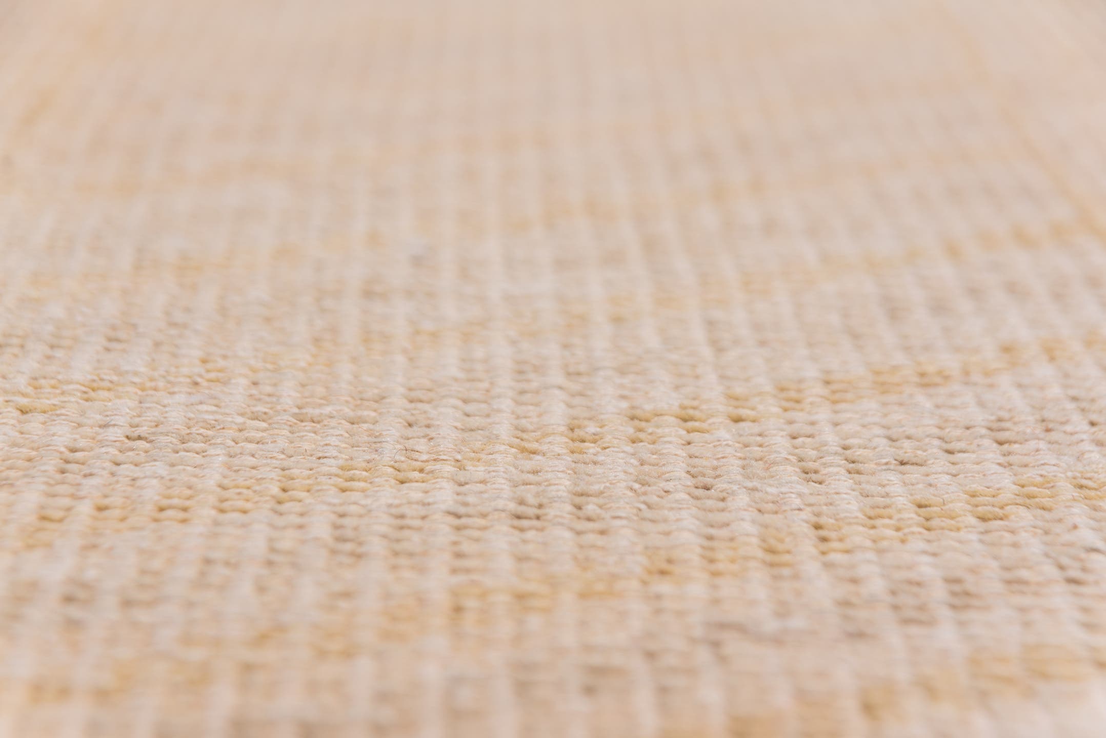 9' x 12' one-of-a-kind handmade vintage Oushak large size rug. Color palette: ivory, cream, peach, blush, beige, sand