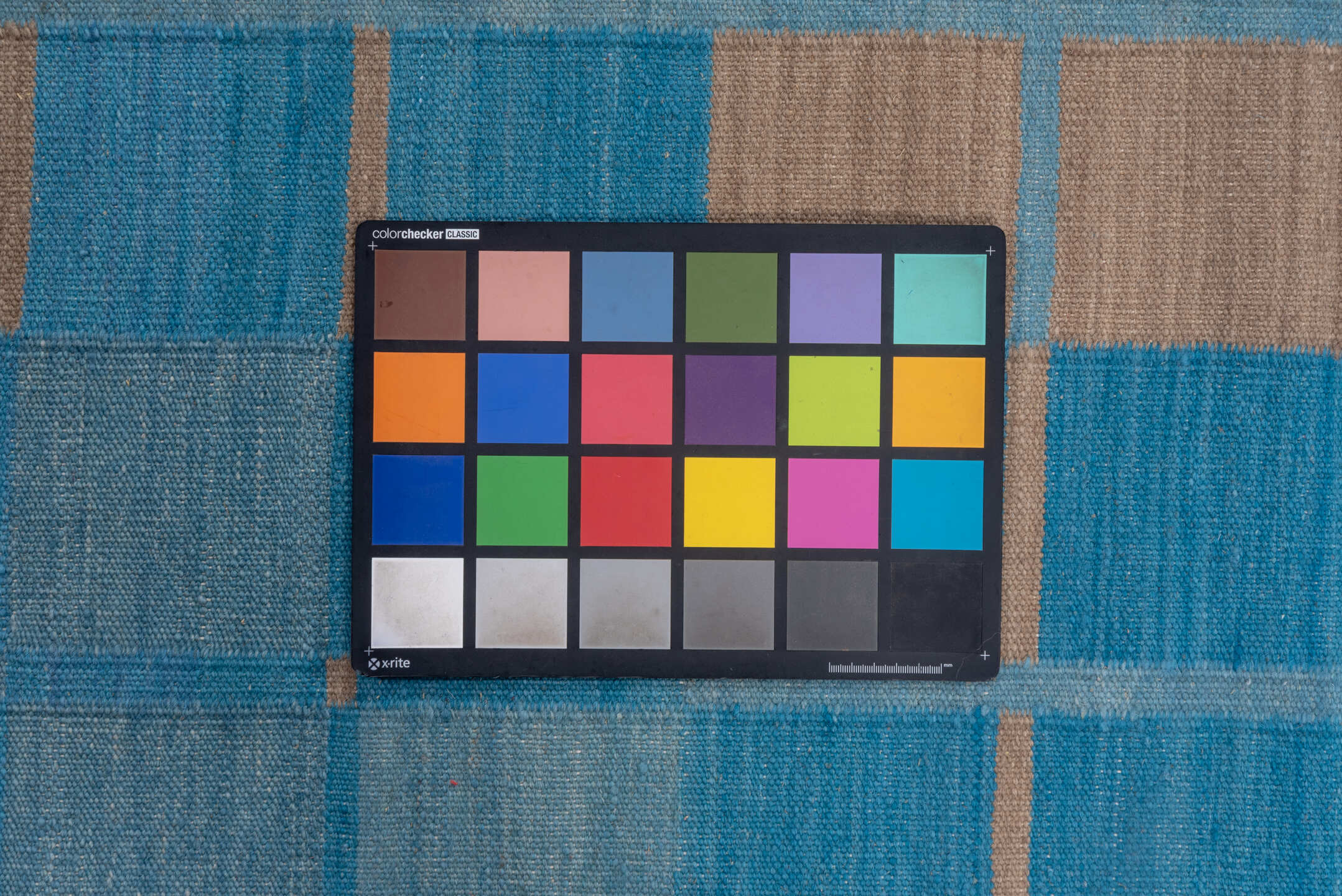 8' x 10' one-of-a-kind handmade vintage Kilim large size rug. Color palette: blue, gray, pink