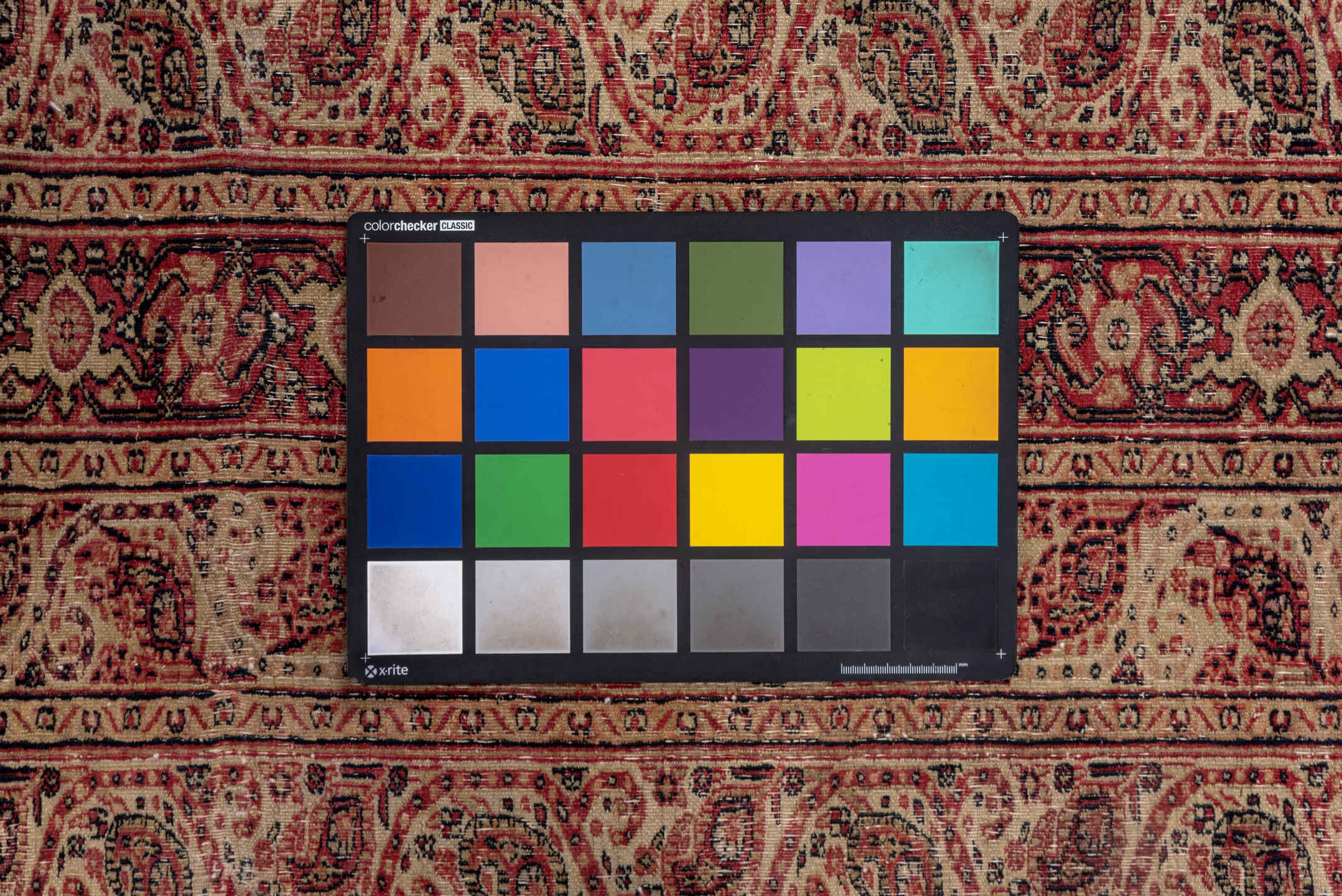 4' x 8' one-of-a-kind handmade vintage Khorassan rug. Color palette: brown, pink, red