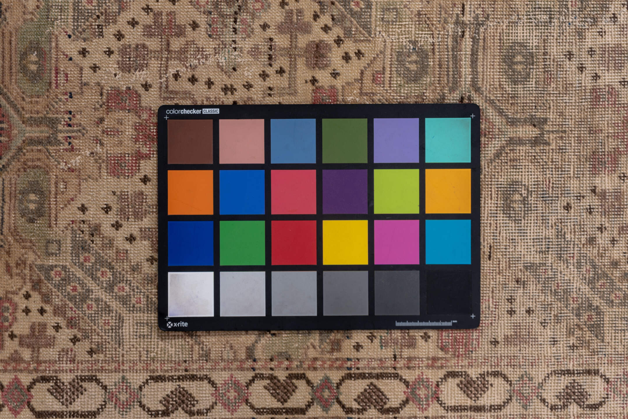 4' x 7' one-of-a-kind handmade vintage Kaisary rug. Color palette: brown, gray, pink