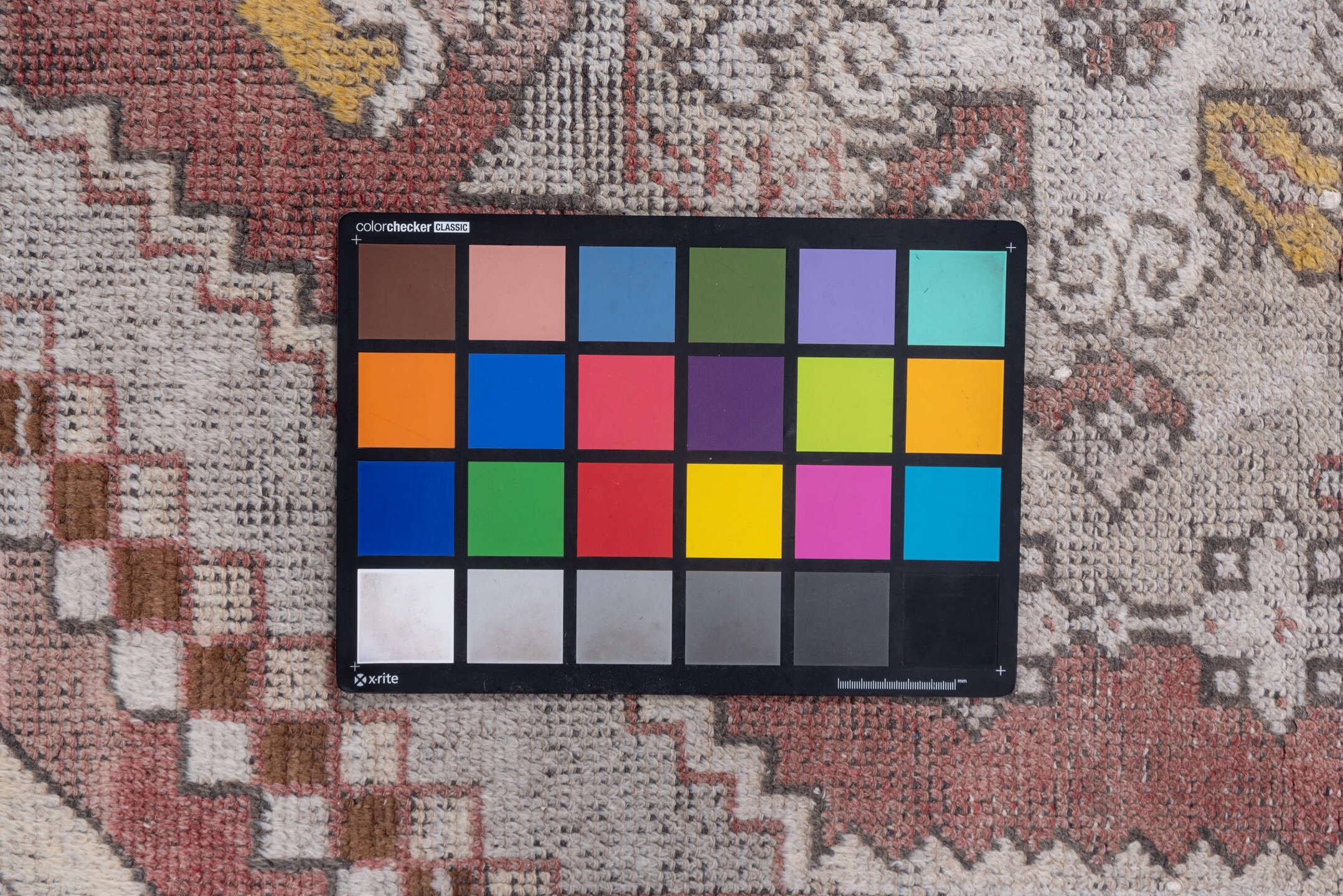 3' x 9' one-of-a-kind handmade vintage Oushak runner rug. Color palette: brown, gray, light gray, pink, silver