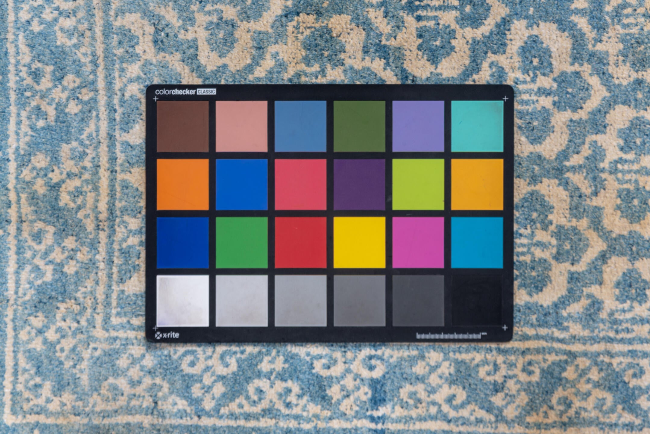 3' x 6' one-of-a-kind handmade vintage Cotton Agra small size rug. Color palette: blue, dark gray, dim gray, gray