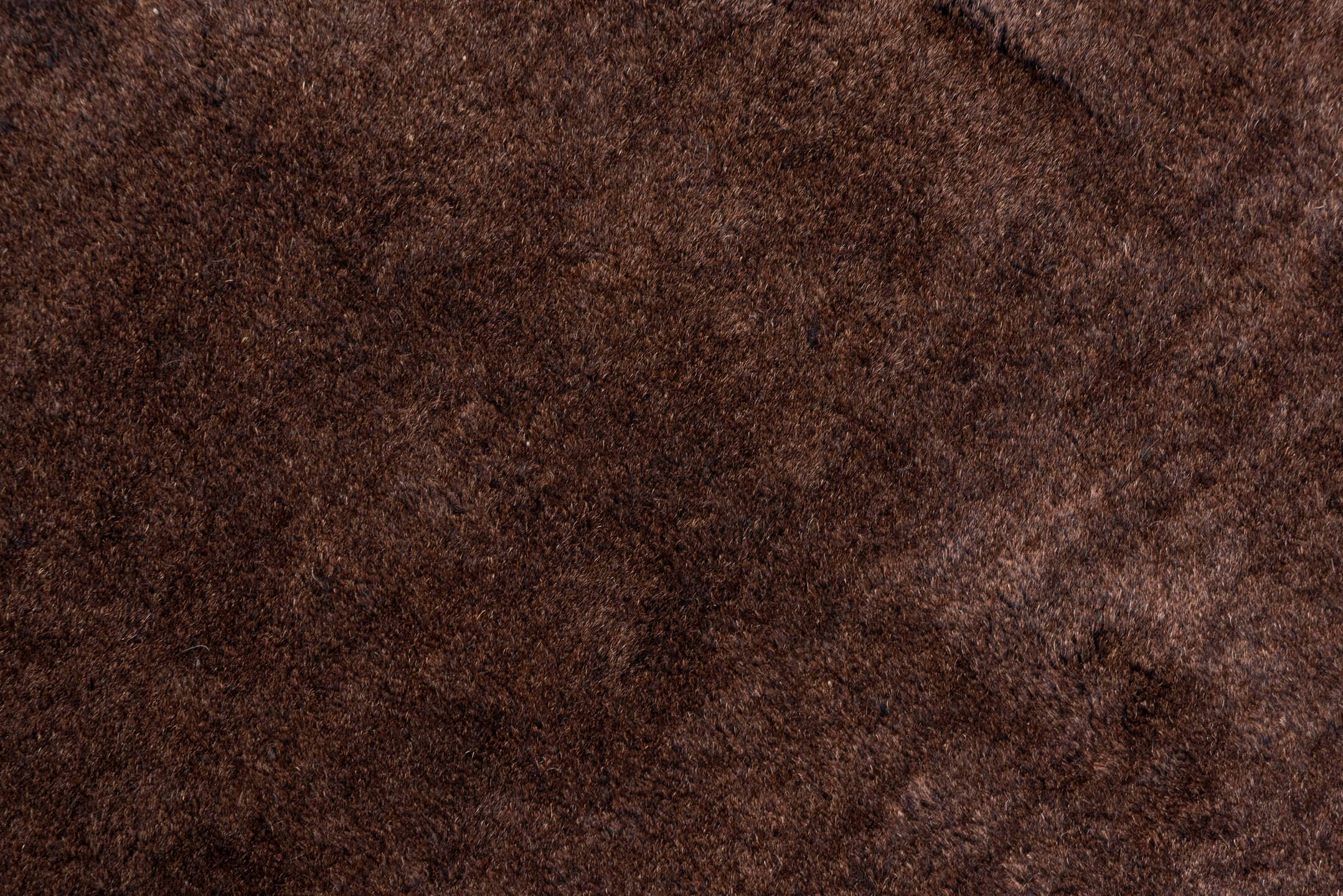 6' x 9' one-of-a-kind handmade vintage Overdyed medium size rug. Color palette: black, brown, gray, off-white, redwood, snow