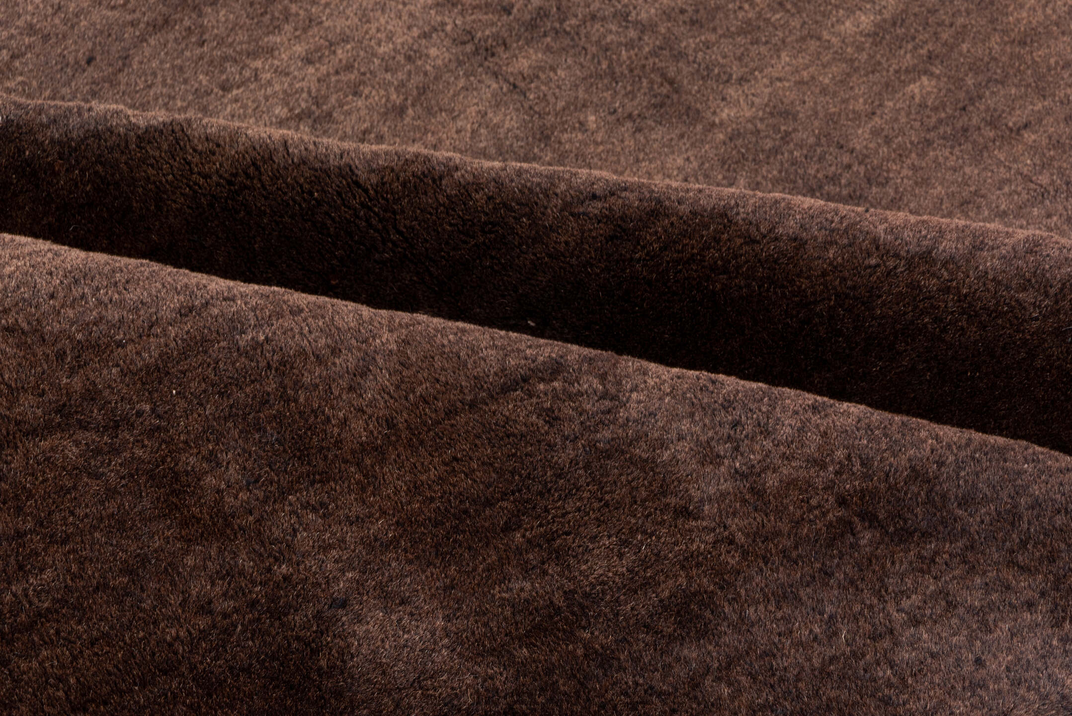 6' x 9' one-of-a-kind handmade vintage Overdyed medium size rug. Color palette: black, brown, gray, off-white, redwood, snow