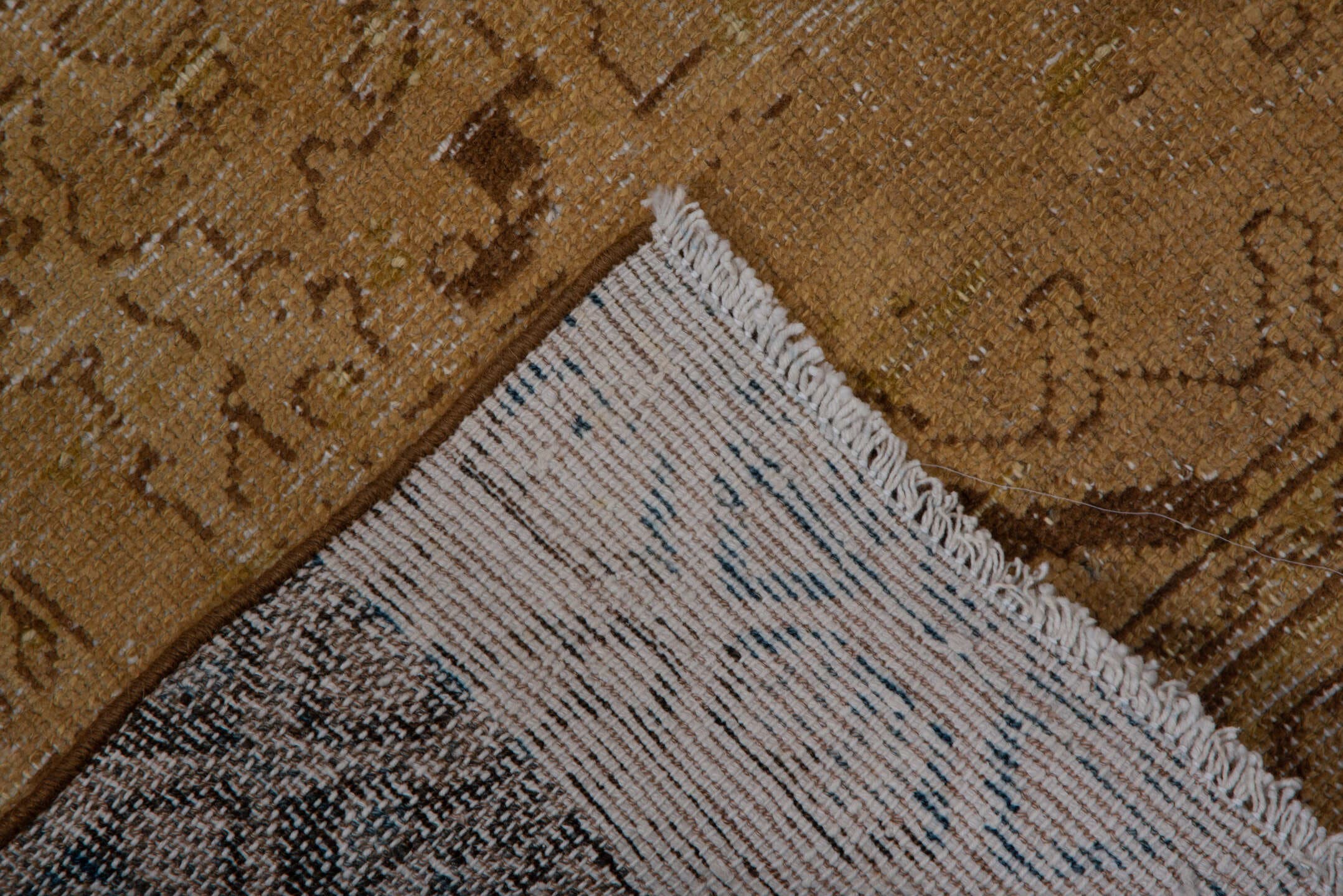 2' x 6' one-of-a-kind handmade antique Malayer runner rug. Color palette: camel, taupe, brown, tan, ivory, beige, gray