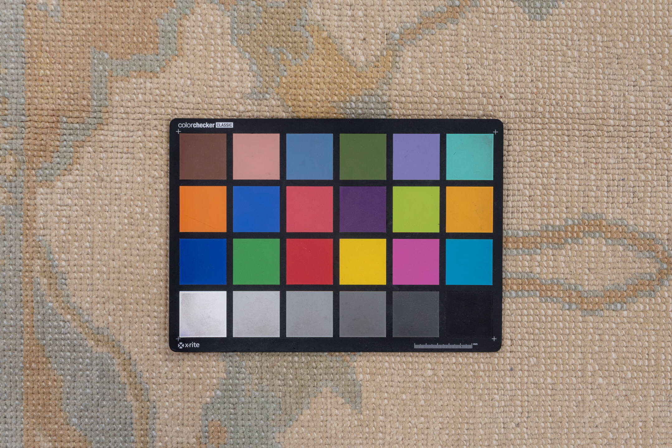 9' x 12' one-of-a-kind handmade vintage Oushak large size rug. Color palette: brown, dark gray, gray, light gray, off-white