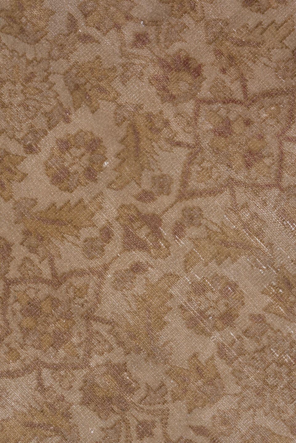 9' x 11' one-of-a-kind handmade antique Sivas large size rug. Color palette: taupe, beige, camel, rose, ivory, gray, pink