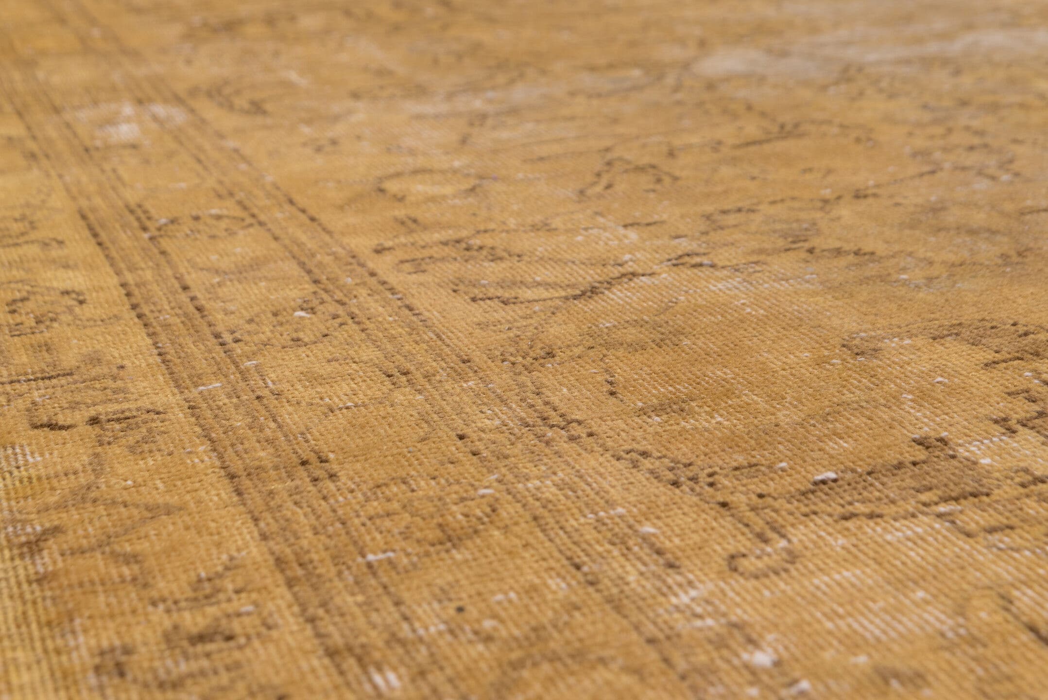 10' x 16' one-of-a-kind handmade vintage Tabriz rug. Color palette: camel, tan, taupe, brown, beige, ochre, gray, gold