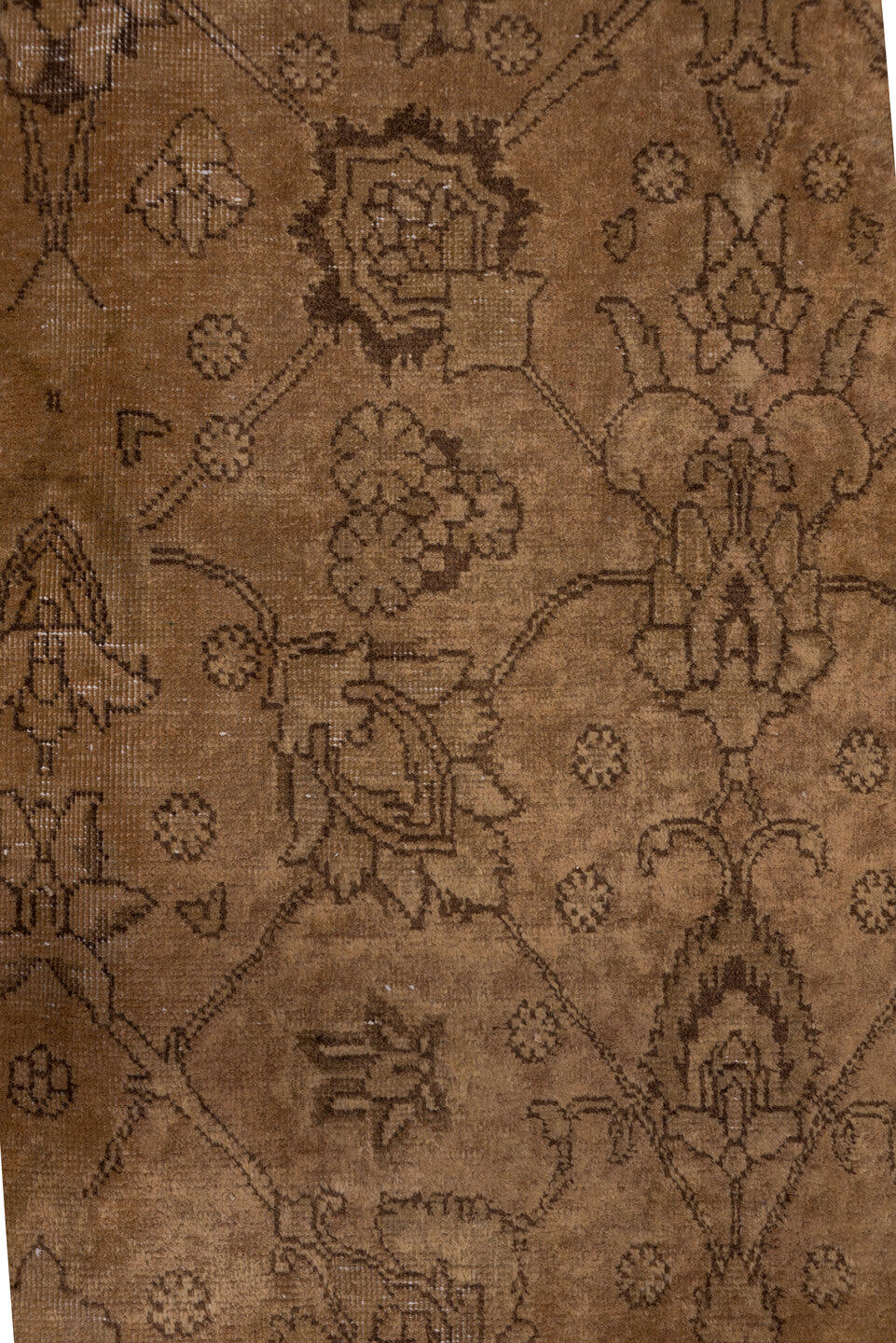 10' x 12' one-of-a-kind handmade vintage Tabriz large size rug. Color palette: camel, taupe, tan, brown, beige, gray