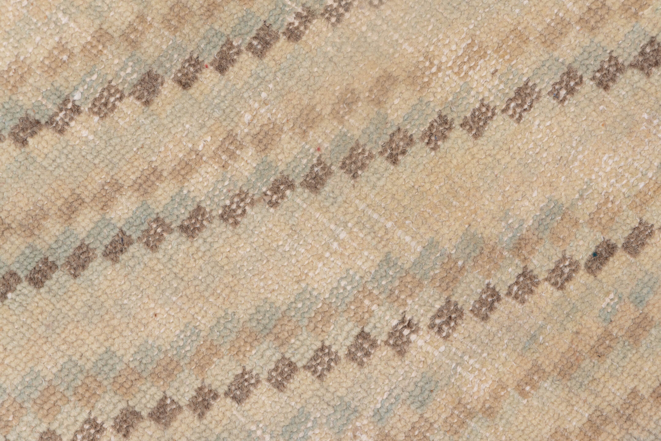 2' x 9' one-of-a-kind handmade vintage Oushak runner rug. Color palette: ivory, cream, taupe, blush, beige, gray, pink