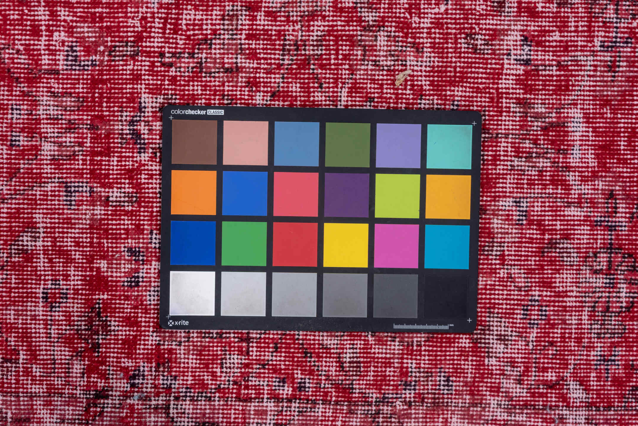 4' x 12' one-of-a-kind handmade vintage Overdyed runner rug. Color palette: rose, crimson, raspberry, burgundy, charcoal