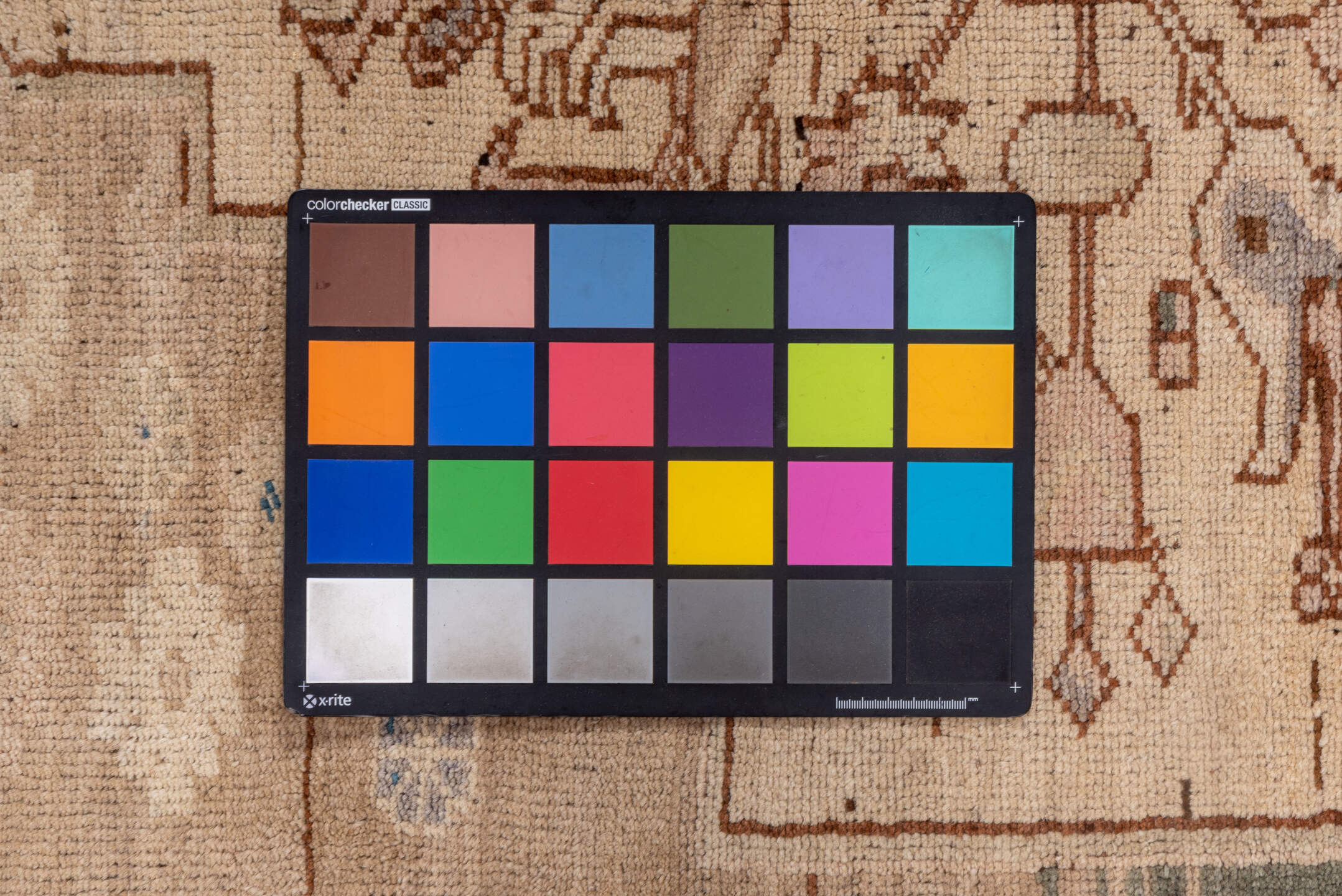 3' x 5' one-of-a-kind handmade vintage Oushak small size rug. Color palette: brown, dim gray, gray, light gray, off-white