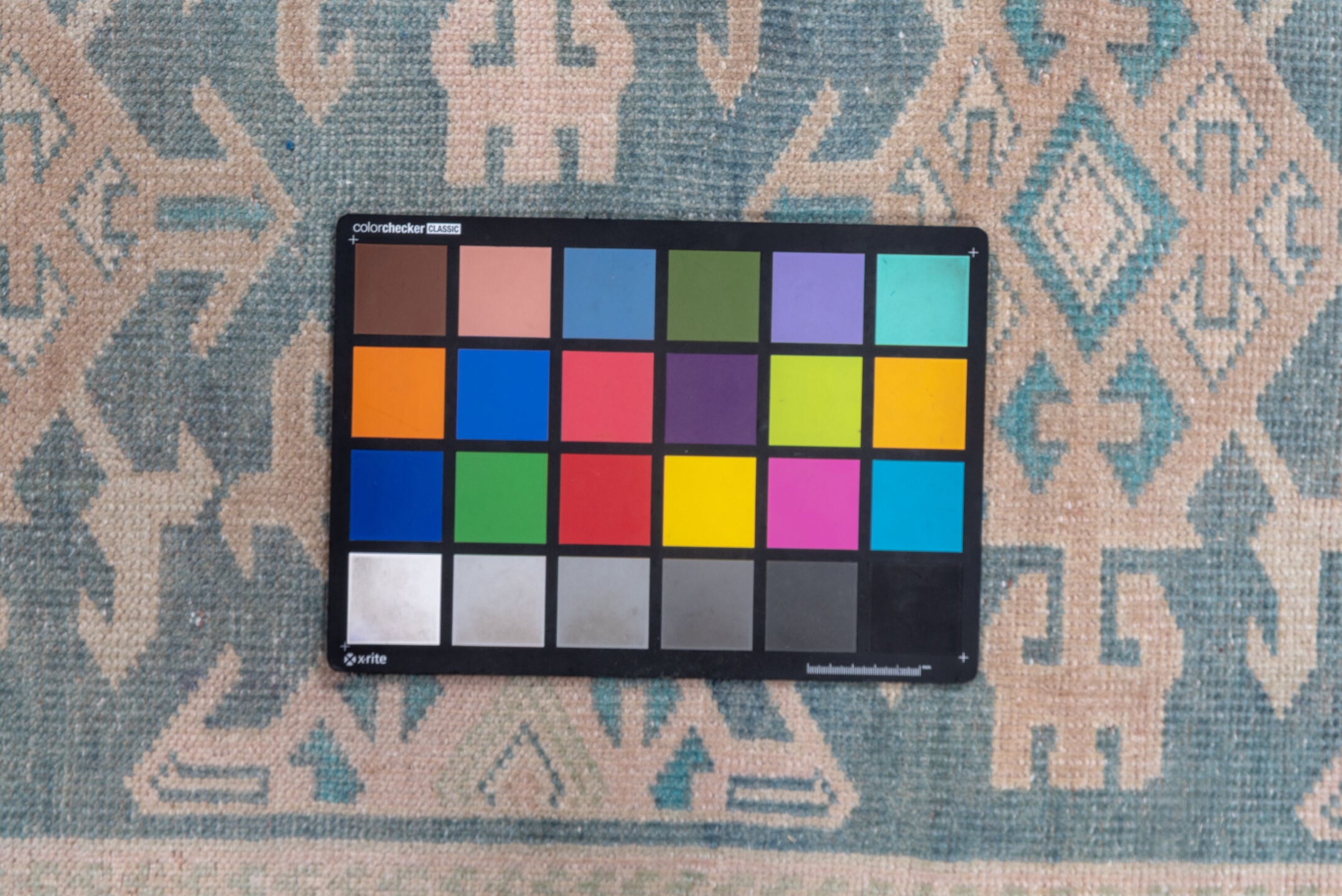 4' x 11' one-of-a-kind handmade vintage Oushak runner rug. Color palette: dark gray, gray, light gray, off-white, pink