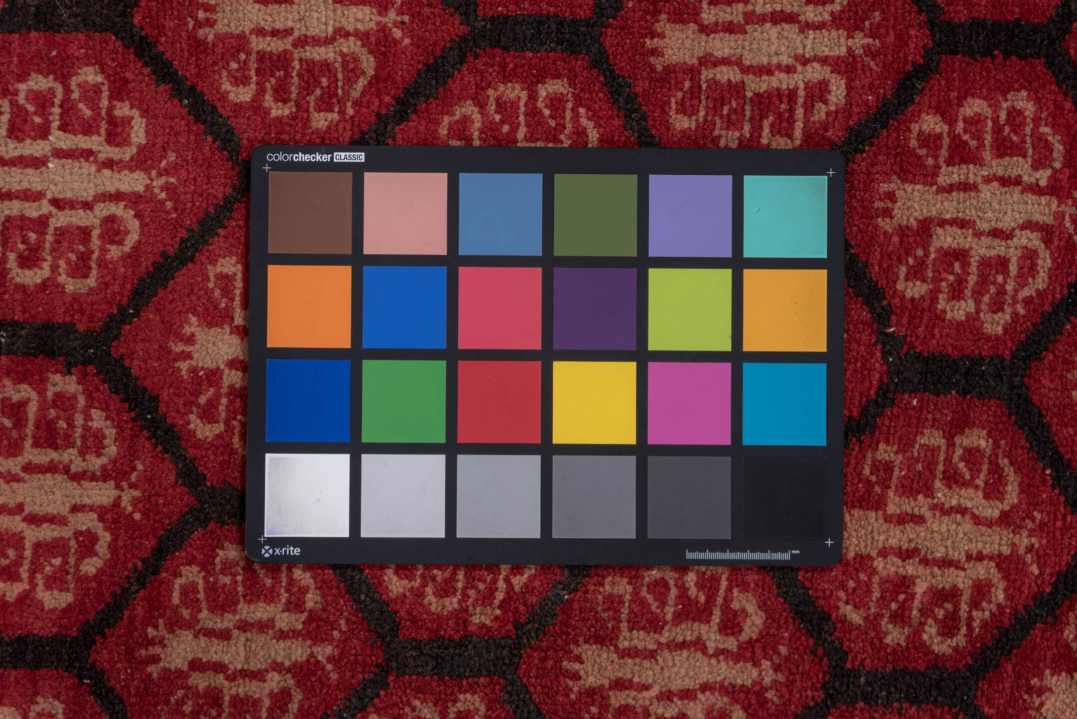 2' x 12' one-of-a-kind handmade antique Oushak runner rug. Color palette: red, burgundy, ivory, charcoal, rose, gray, black