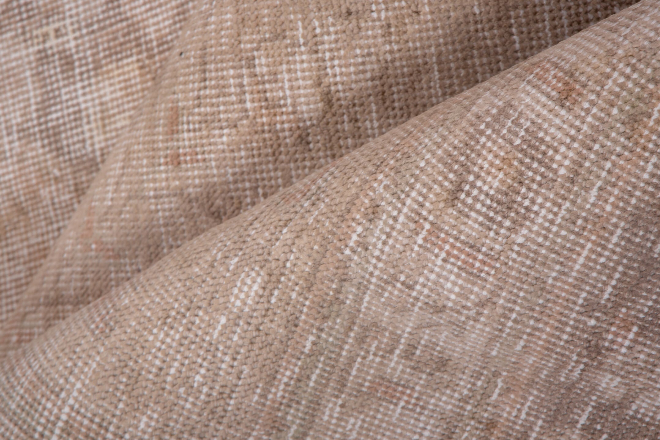 8' x 11' one-of-a-kind handmade vintage Tabriz large size rug. Color palette: antiquewhite, brown, gray, lavender blush