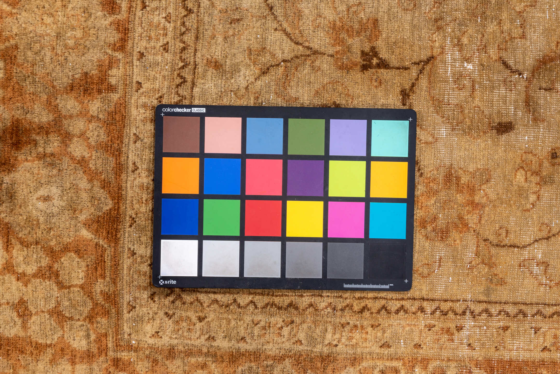 6' x 9' one-of-a-kind handmade vintage Sivas medium size rug. Color palette: brown, burlywood, light gray, off-white, orange