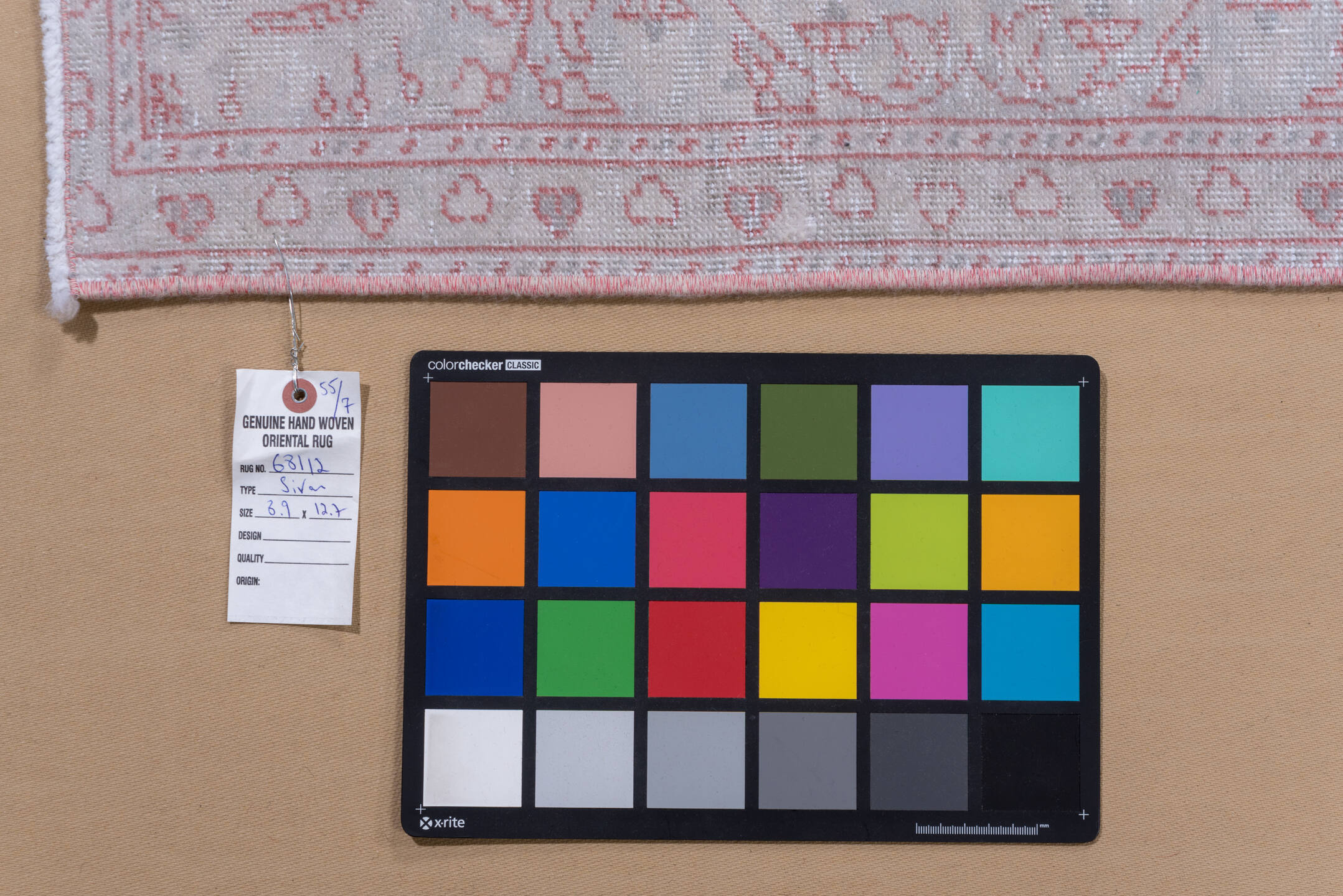 8' x 12' one-of-a-kind handmade vintage Sivas large size rug. Color palette: dark gray, gainsboro, gray, light blue