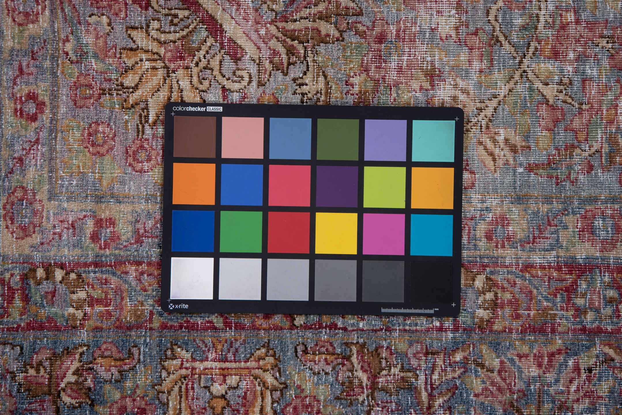 8' x 12' one-of-a-kind handmade vintage Kerman large size rug. Color palette: blue, brown, gray, light gray, pink, red