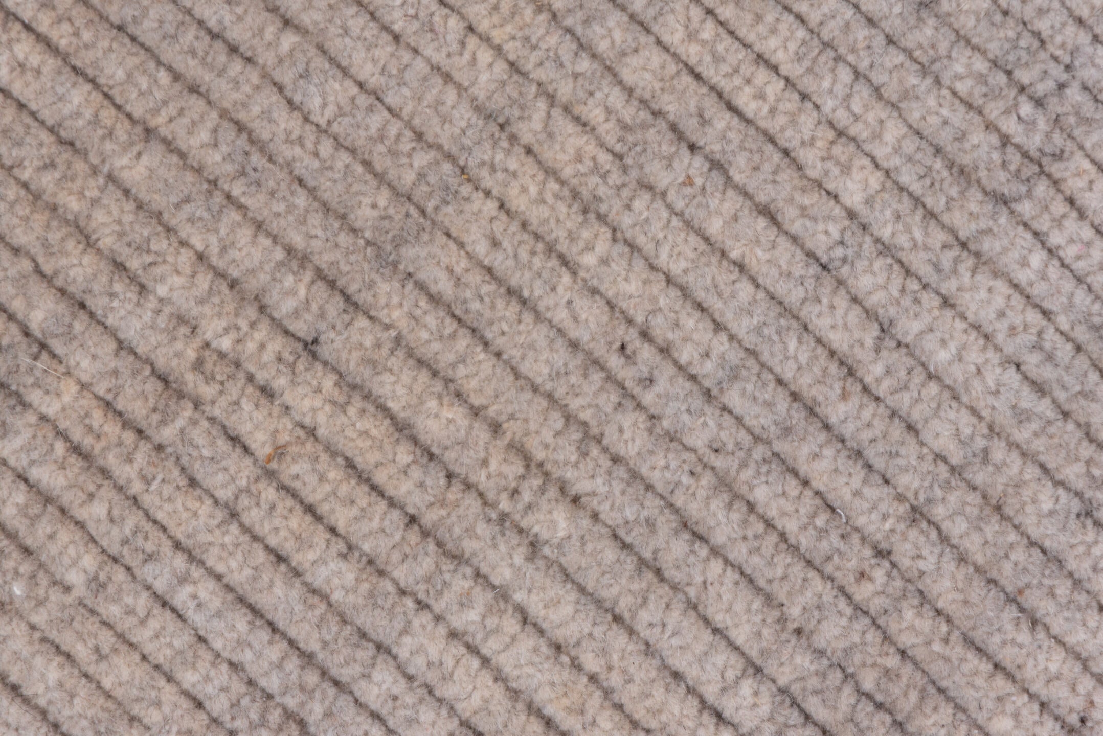 7' x 7' one-of-a-kind handmade vintage Mercury rug. Color palette: gainsboro, gray, light gray, off-white, pink, snow, white