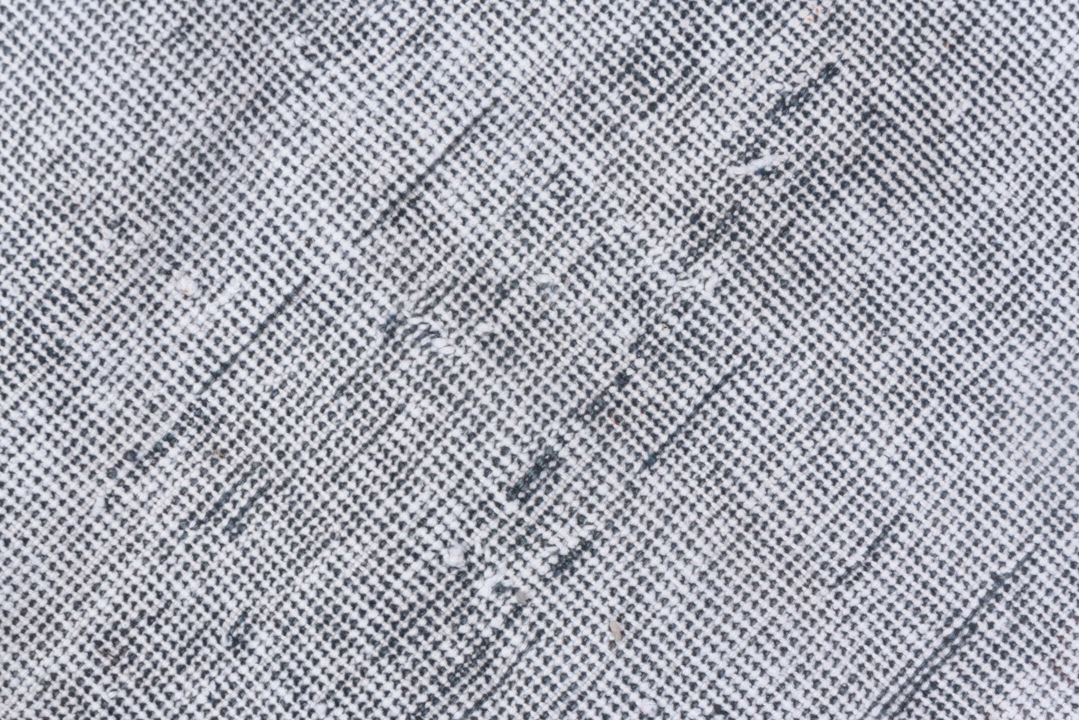 6' x 9' one-of-a-kind handmade vintage Oushak medium size rug. Color palette: blue, dark gray, gainsboro, gray, lavender