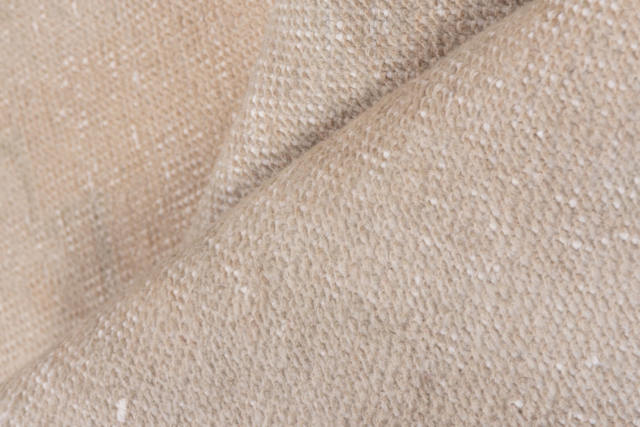 3' x 9' one-of-a-kind handmade vintage Oushak runner rug. Color palette: brown, gray, light gray, linen, off-white, orange