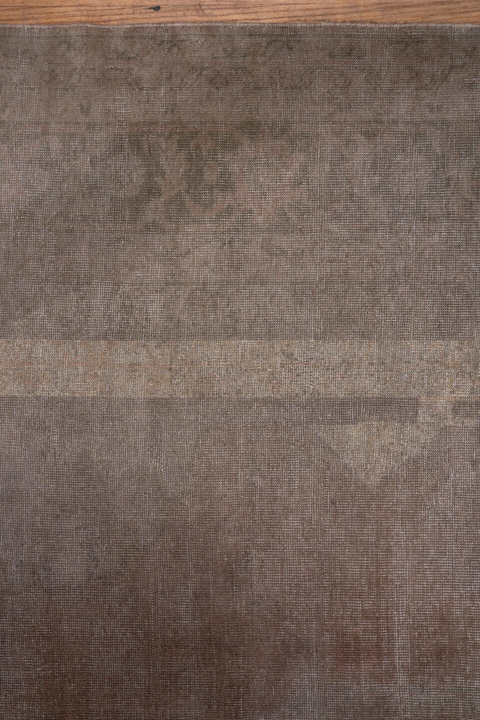 12' x 19' one-of-a-kind handmade antique Oushak oversize rug. Color palette: taupe, beige, blush, sage, ivory, gray, pink
