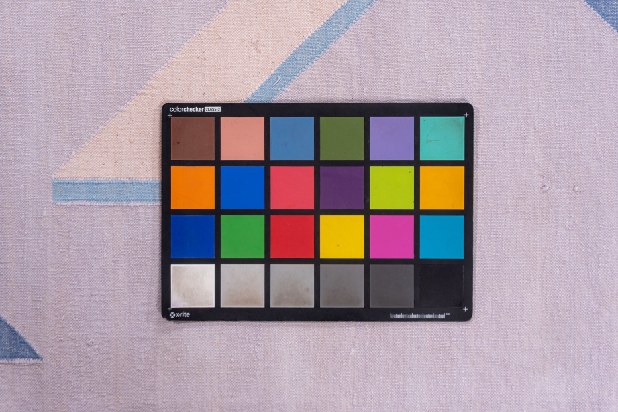 9' x 11' one-of-a-kind handmade vintage Dhurrie large size rug. Color palette: lavender, aqua, pale yellow, sky blue, blush