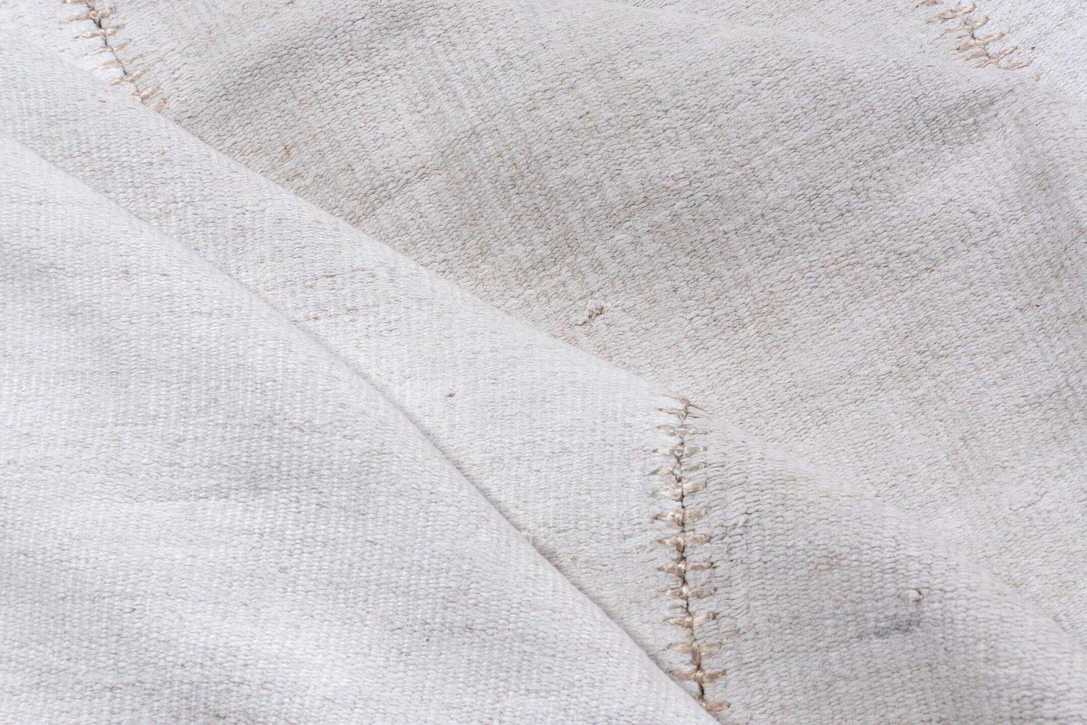 9' x 12' one-of-a-kind handmade vintage Hemp Kilim large size rug. Color palette: alice blue, azure, dark gray, gainsboro