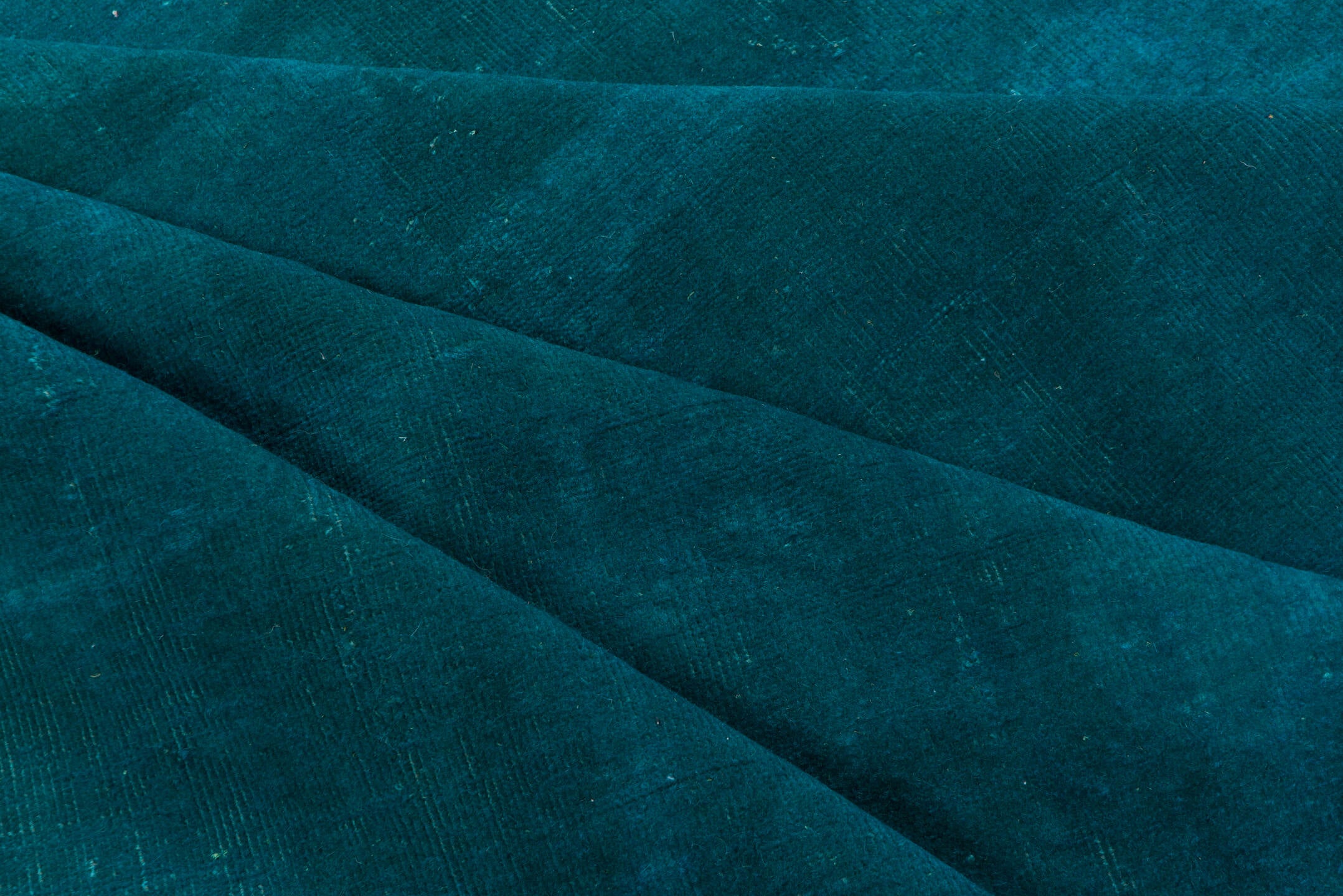 5' x 6' one-of-a-kind handmade vintage Overdyed rug. Color palette: blue, dark gray, gray, green, light gray, off-white