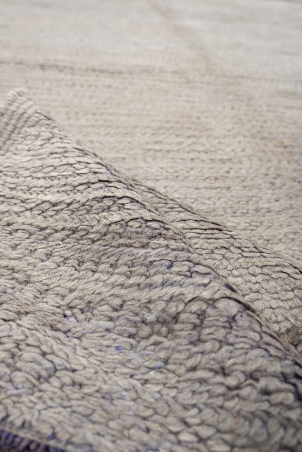 6' x 9' one-of-a-kind handmade vintage Kilim rug. Color palette: ivory, taupe, beige, gray