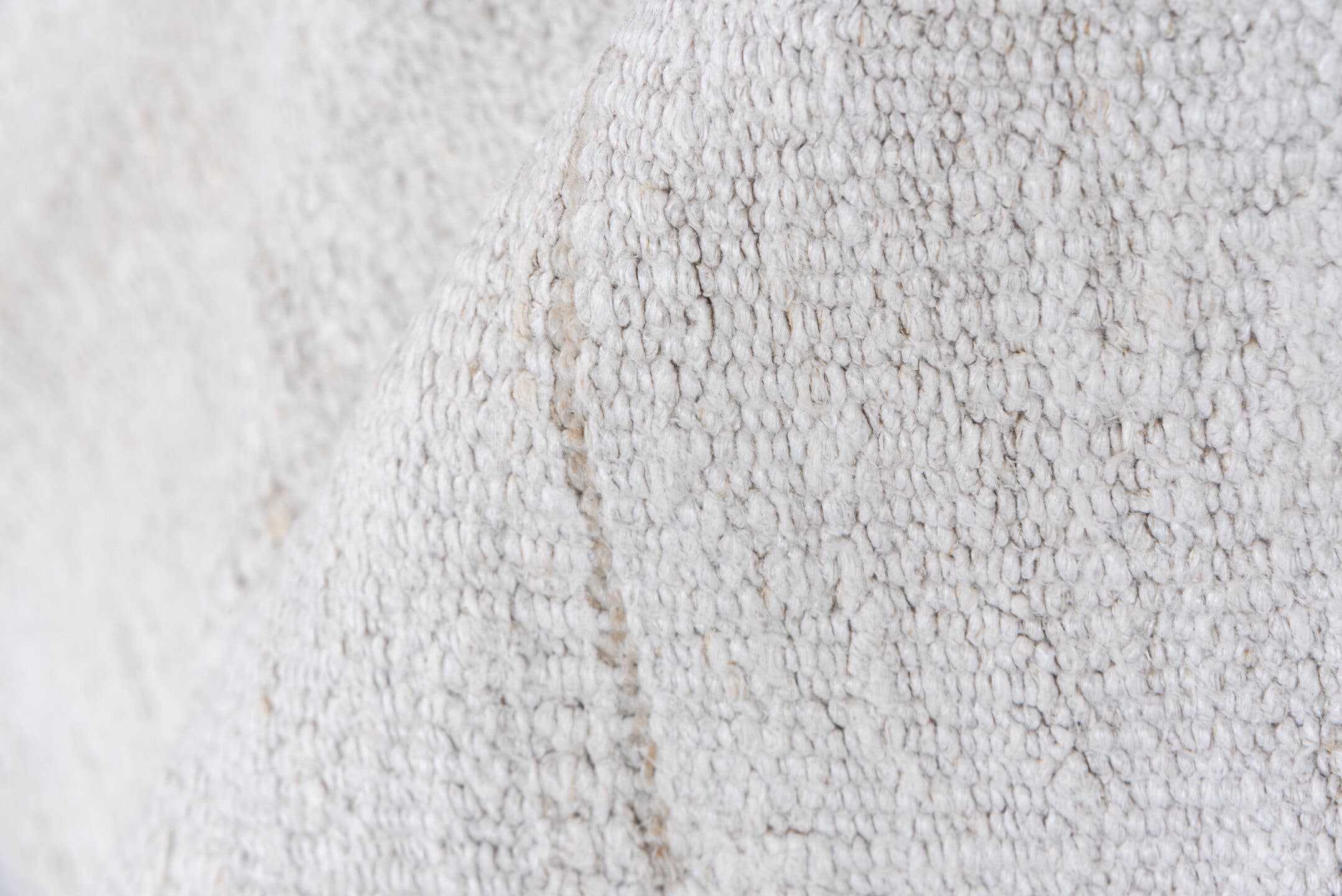 6' x 10' one-of-a-kind handmade vintage Hemp Kilim large size rug. Color palette: ivory, cream, beige, taupe, faint blue