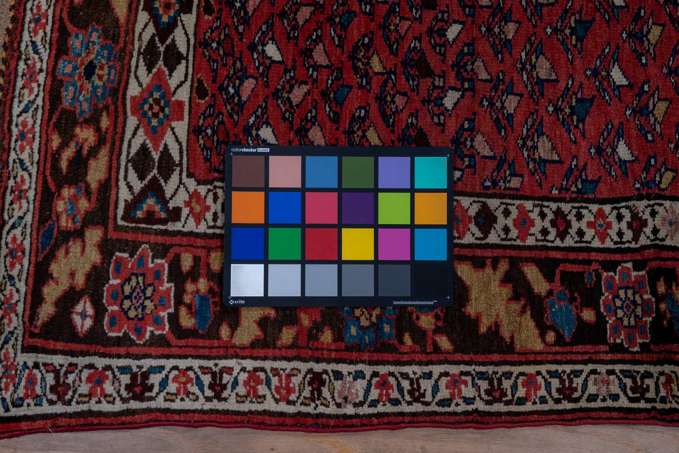 2' x 14' one-of-a-kind handmade antique Kurd Bidjar runner rug. Color palette: rust, navy, ivory, crimson, camel, indigo